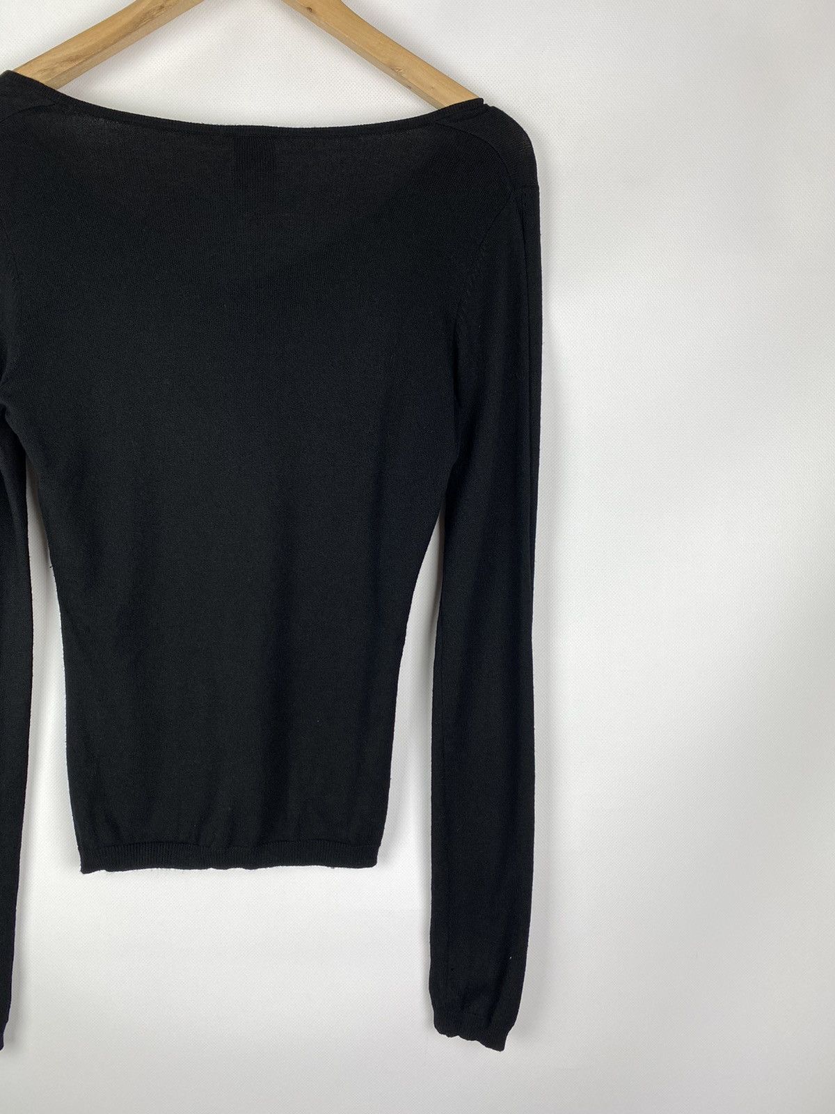Versace Jeans Couture × Vintage Versace Jeans Couture vintage ladies v-neck sweater pullover Size M / US 6-8 / IT 42-44 - 16 Thumbnail