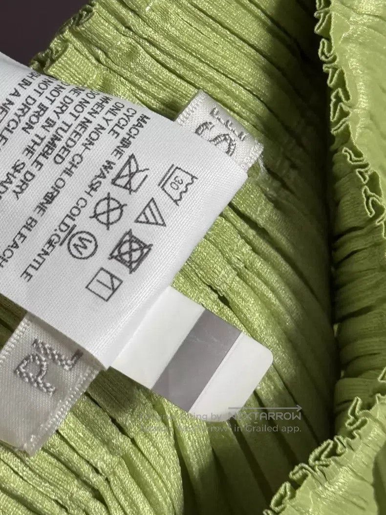 Issey Miyake Issey Miyake size:3 Green Skirt Size 22" - 5 Thumbnail