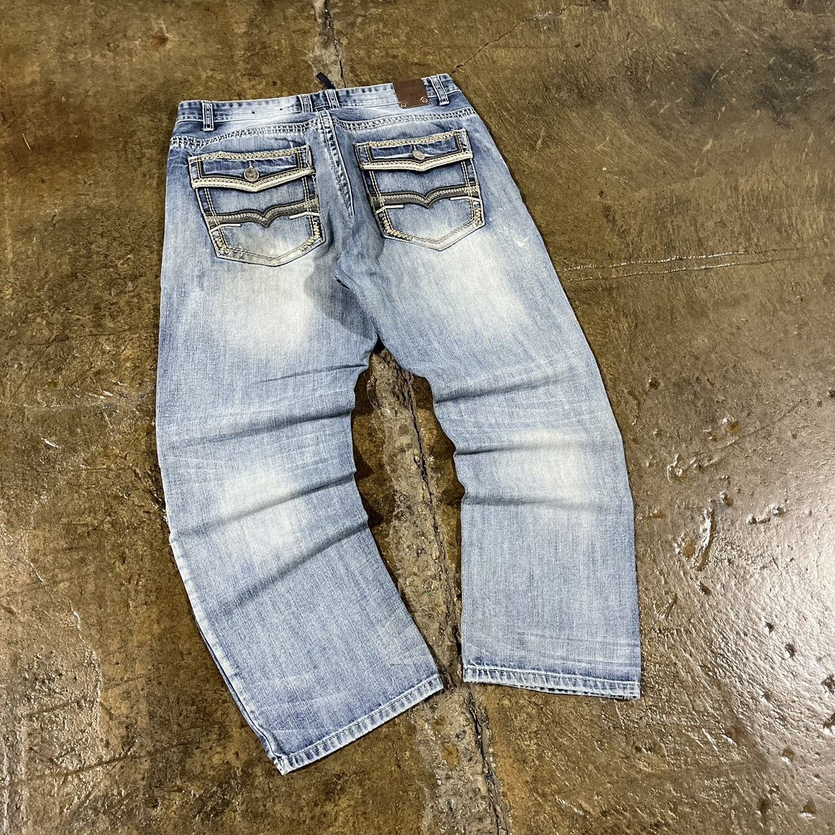 Affliction × Southpole × Vintage Crazy Vintage Y2K Affliction Style Jeans Grunge Skater Goth Size US 38 / EU 54 - 3 Thumbnail