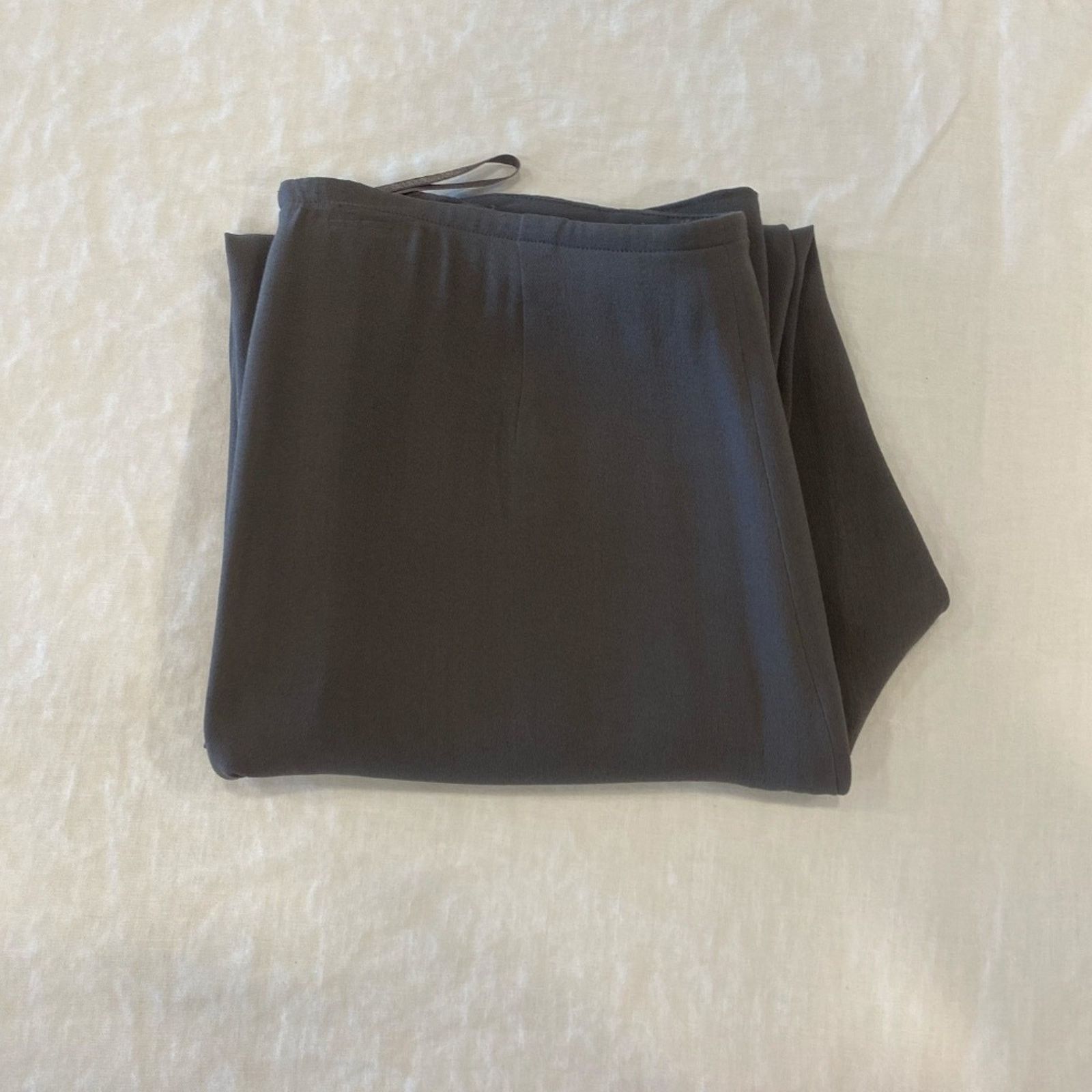 Eileen Fisher Eileen Fischer Side Zip Silk Straight Leg Pants - XS Size 24" / US 00 / IT 34 - 13 Thumbnail