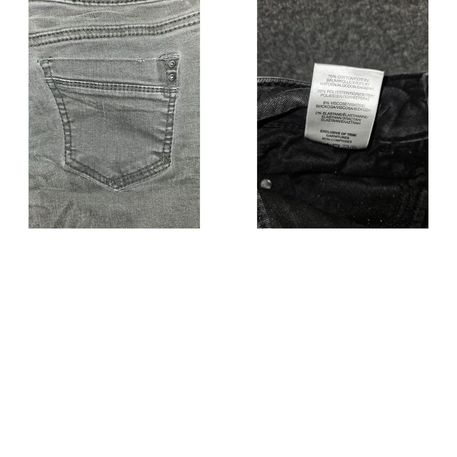 Silver Jeans Co. VINTAGE Silver Jeans Suki Ankle Skinny Jeans Womens 25x27 Black Stretch Preppy 90s City Size 42" / US 20 - 8 Thumbnail