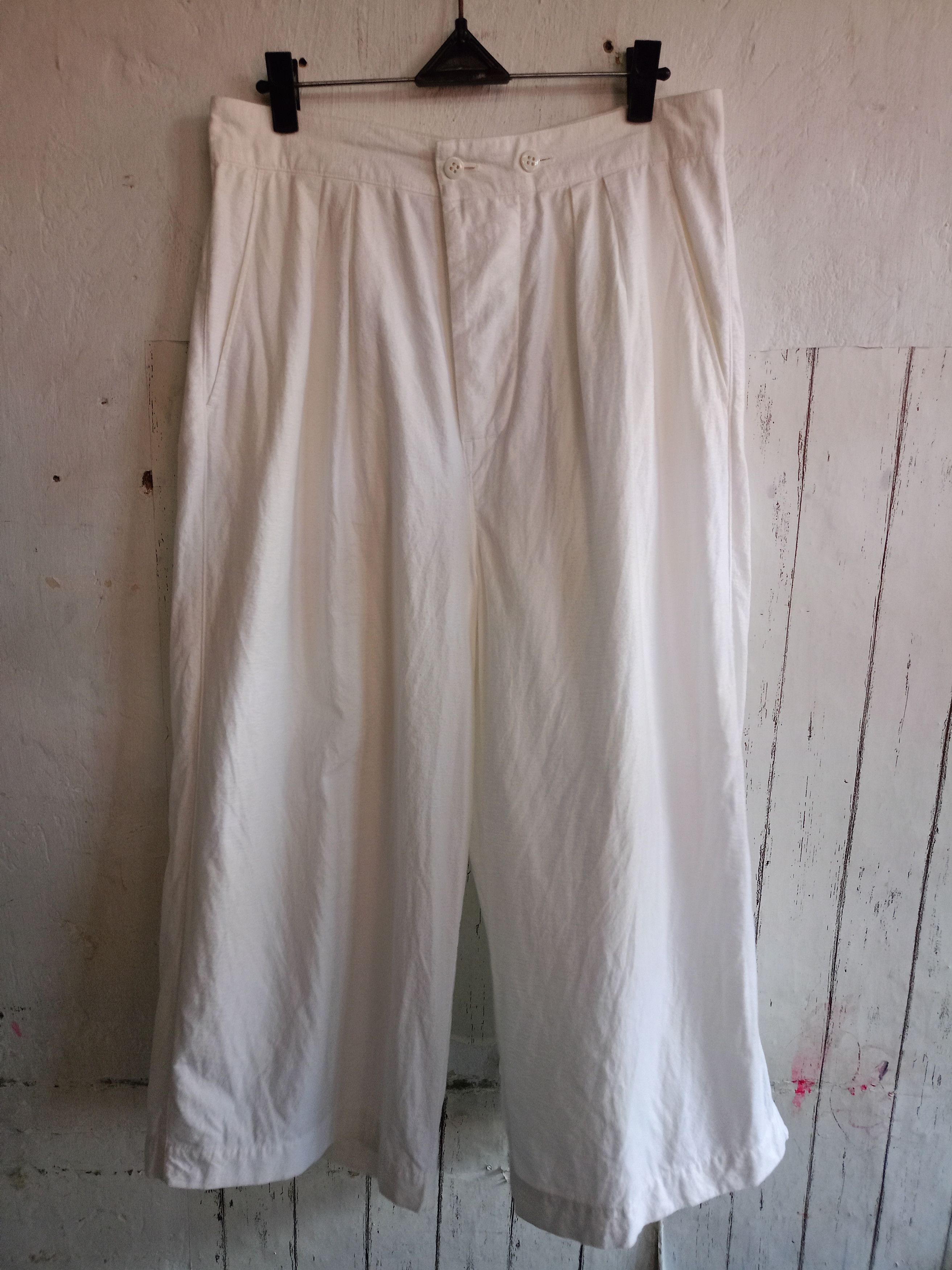 Japanese Brand 2000s Toujours white Pants Size 29" - 2 Thumbnail