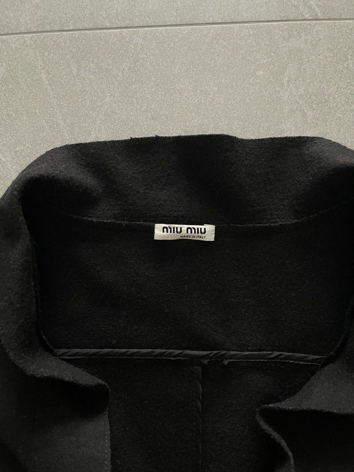 Miu Miu Miu Miu Black Wool Blazer Size M / US 6-8 / IT 42-44 - 7 Thumbnail