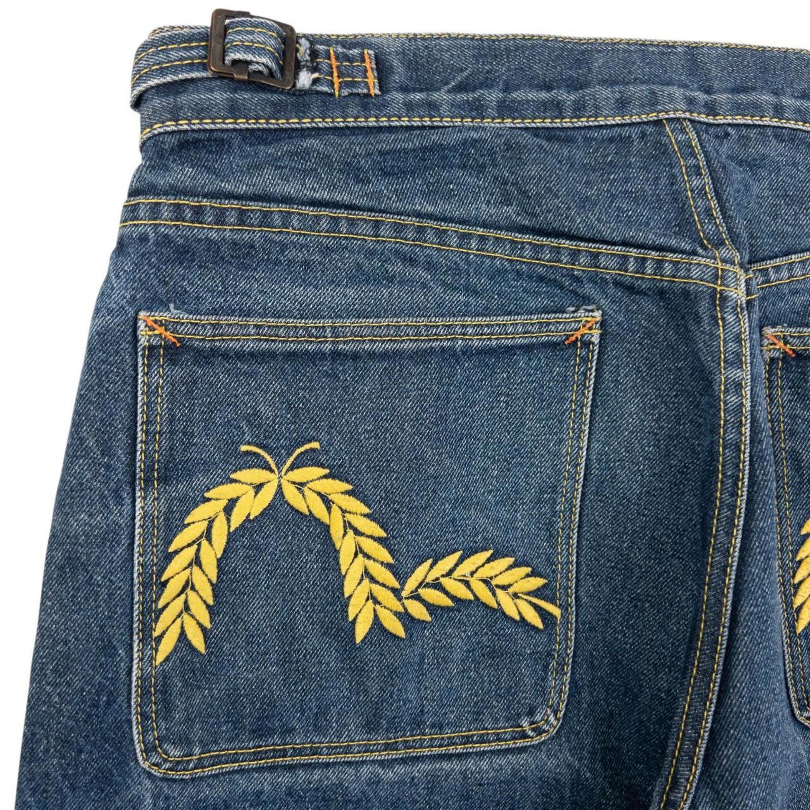 Evisu Vintage Evisu Double Wheat Gull Embroidered Denim Jeans W30 Size US 30 / EU 46 - 7 Thumbnail