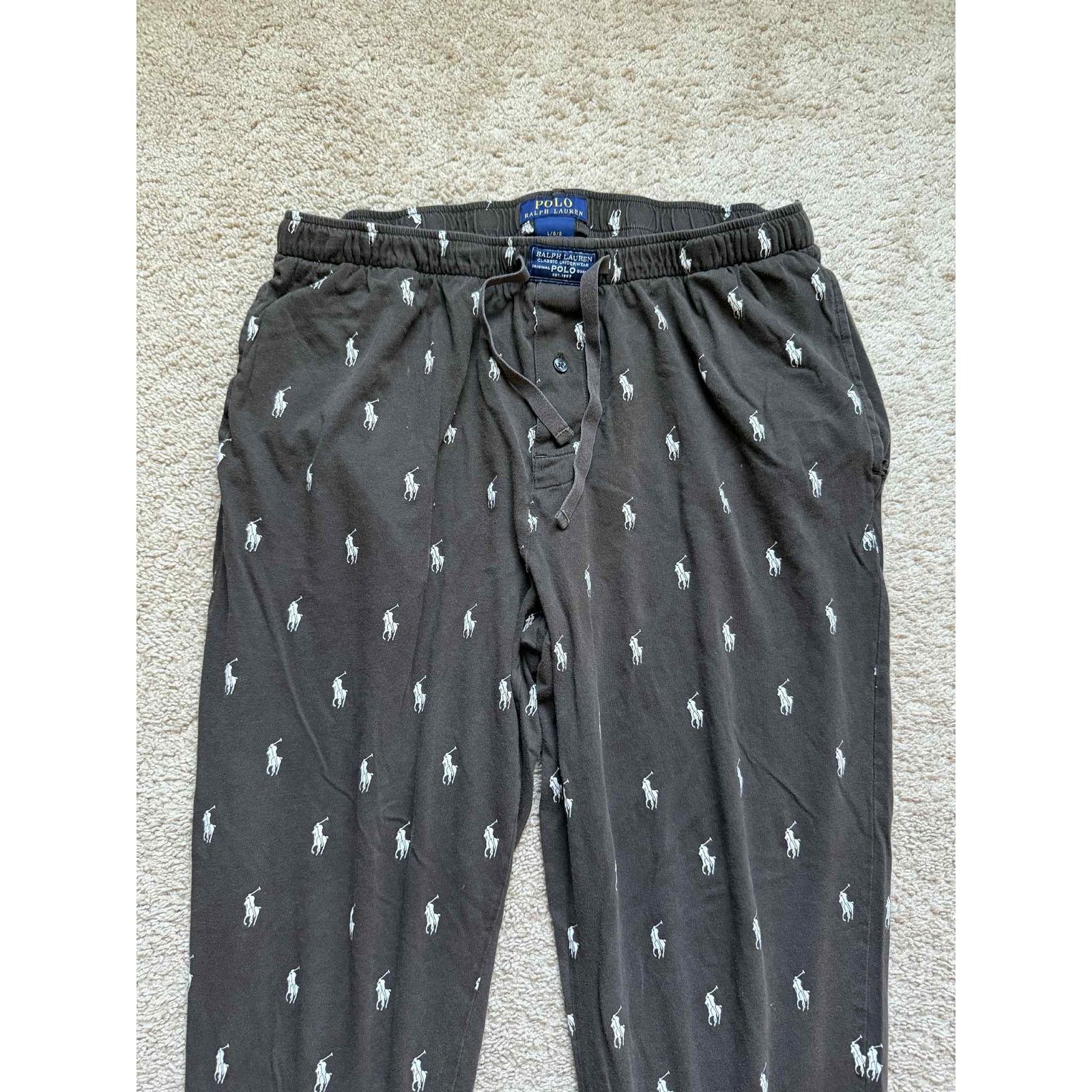 Polo Ralph Lauren Polo Ralph LaurenT-Shirt & Jogger Pants Sleepwear Set L Size US L / EU 52-54 / 3 - 7 Thumbnail
