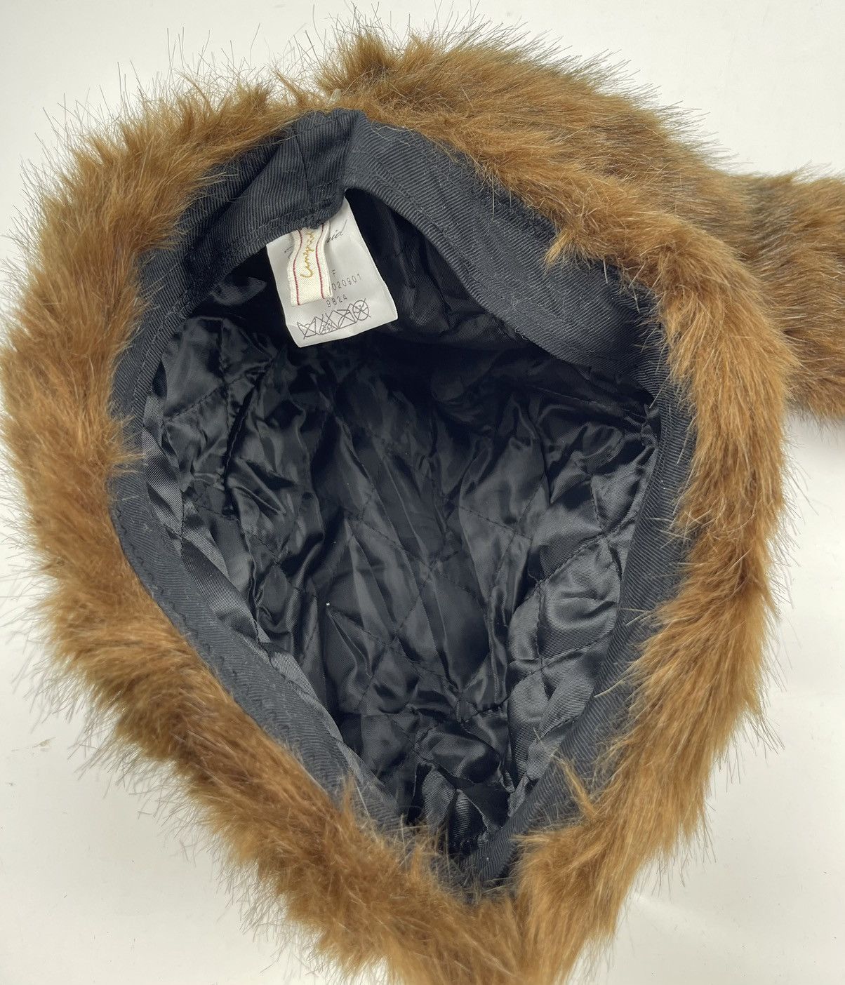 Japanese Brand fur hat with tail Size ONE SIZE - 7 Thumbnail