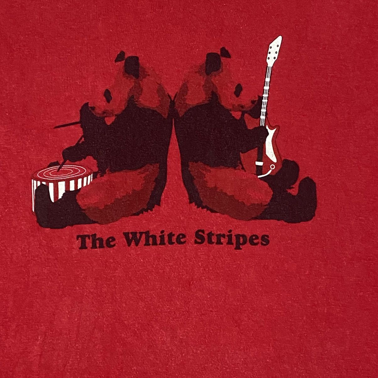 Band Tees Vintage Y2K band the white stripes Size US M / EU 48-50 / 2 - 2 Thumbnail