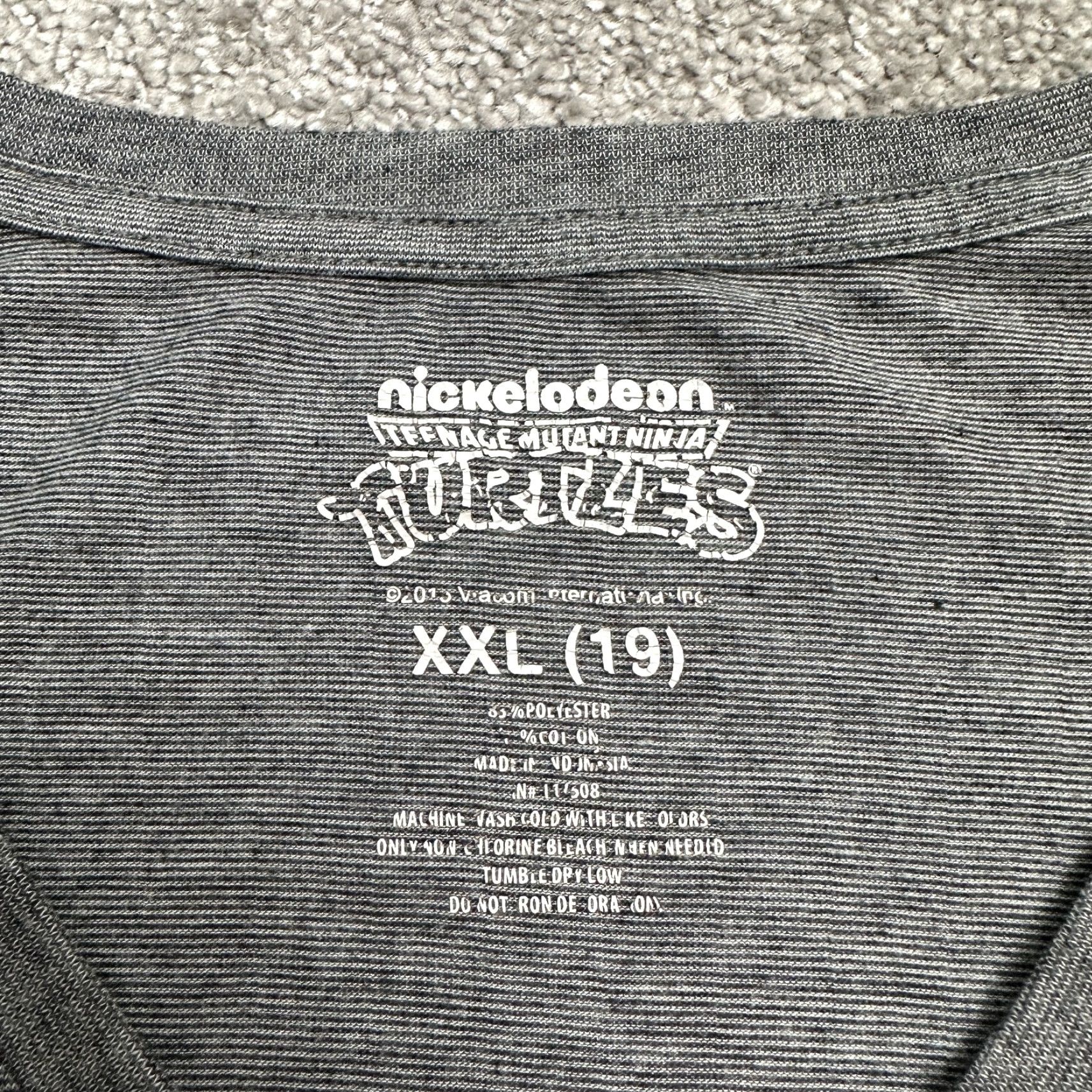 Nickelodeon Nickelodeon Teenage Mutant Ninja Turtle T-Shirt Womens Medium Girls XXL Gray Tee Size M / US 6-8 / IT 42-44 - 4 Thumbnail