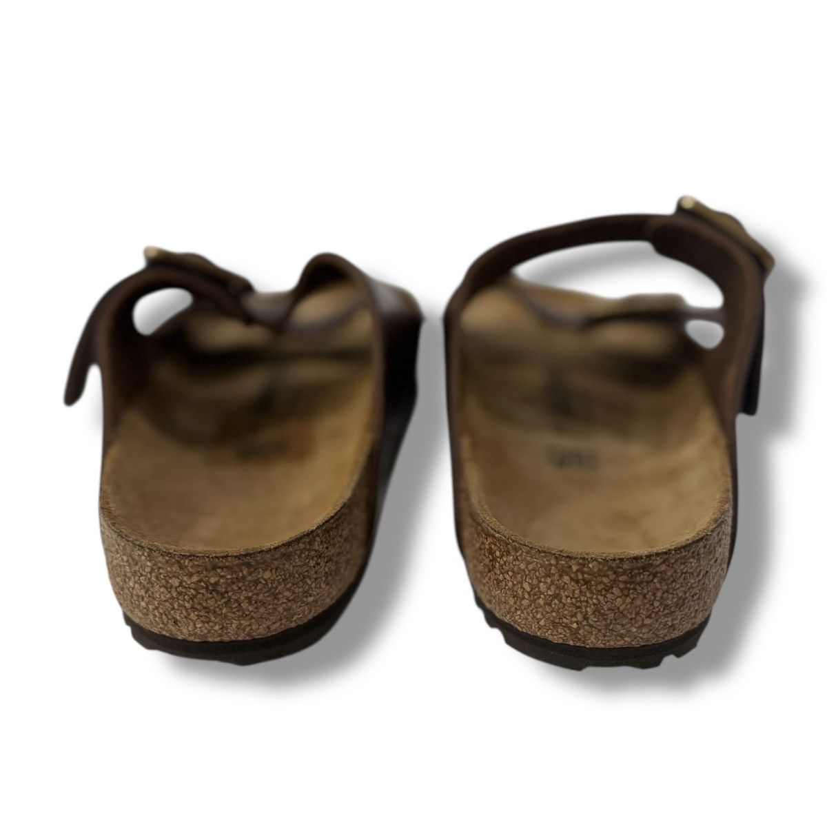 Birkenstock Arizona Bold Gap Roast Leather Regular Width Size US 9.5 / EU 42-43 - 4 Thumbnail