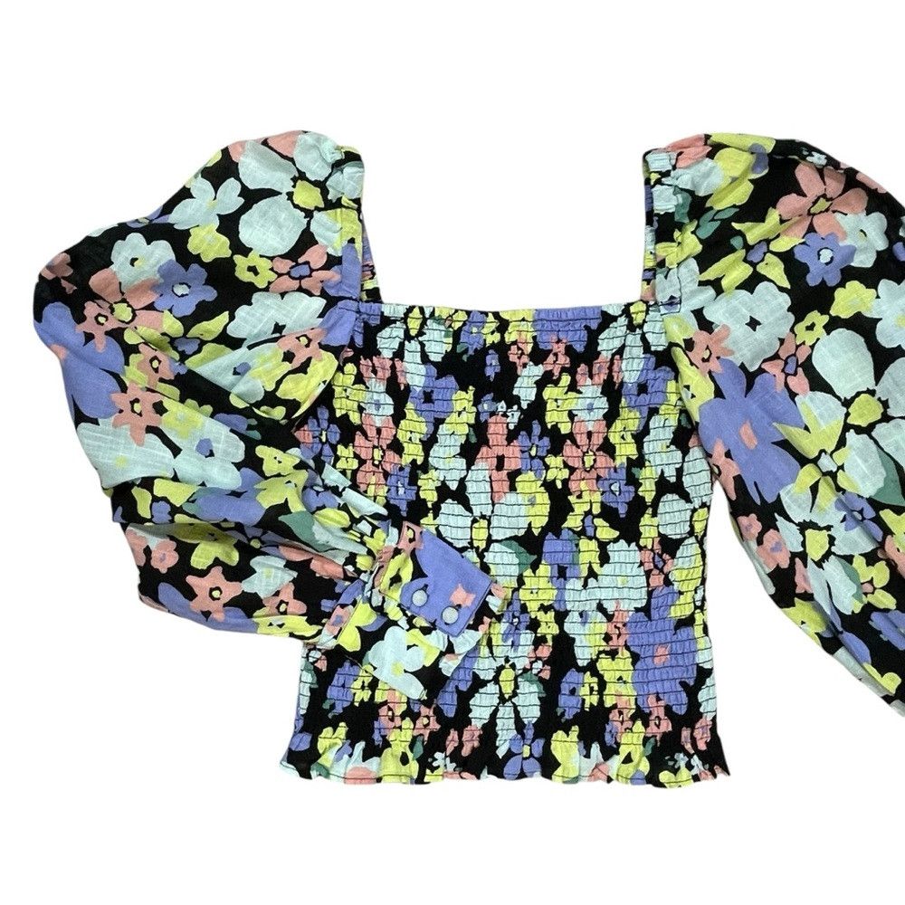Free People NWT New $98 Free People Ariana Printed Crop Top Size XS Size XS / US 0-2 / IT 36-38 - 6 Thumbnail