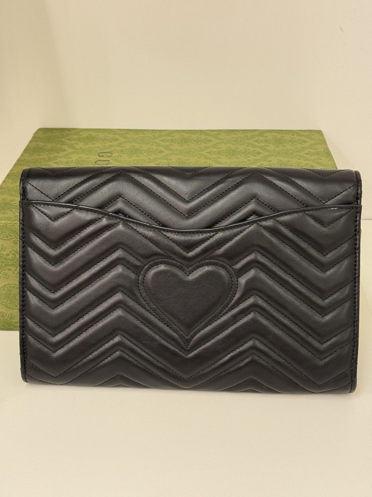 Gucci GUCCI Matelasse GG Marmont Clutch Bag Original luxury Size ONE SIZE - 3 Thumbnail