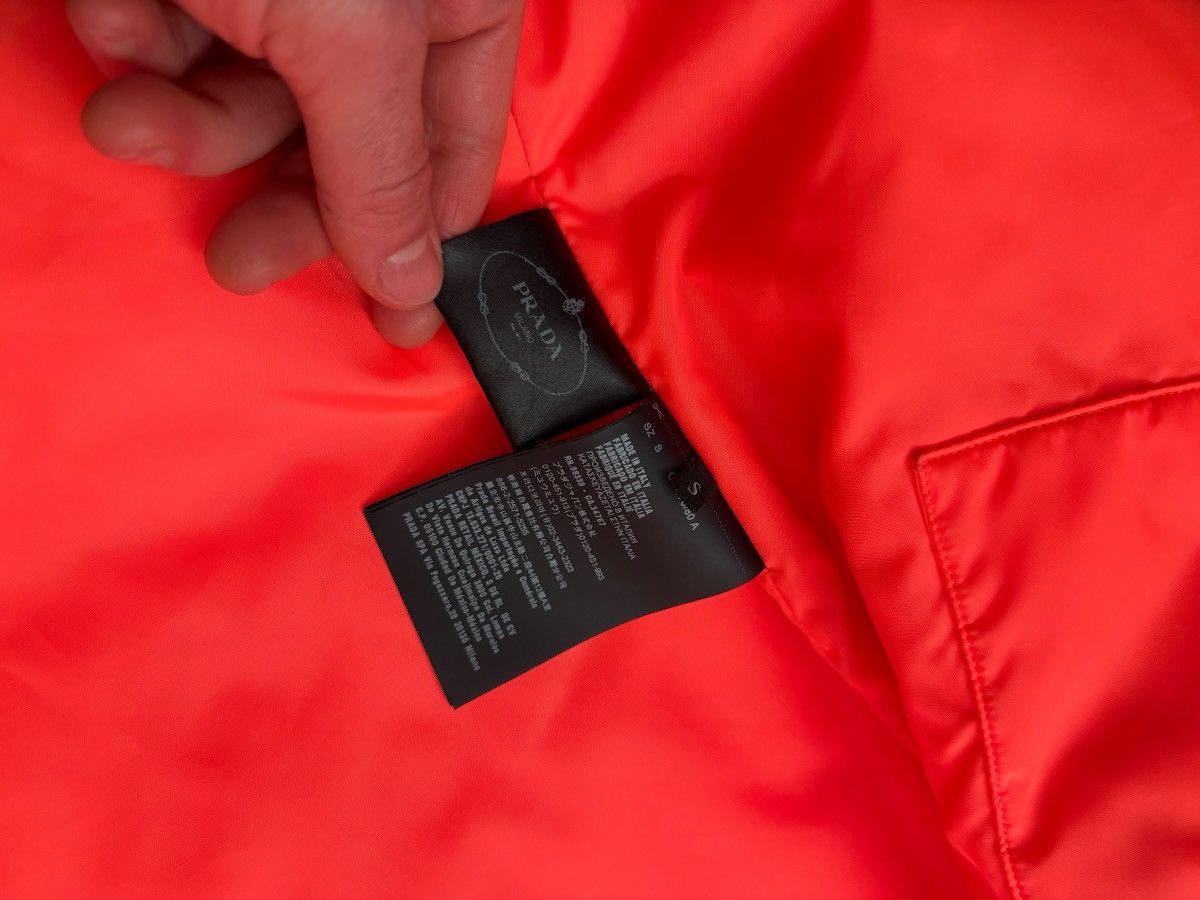 Prada Lines Rossa Fluorescent Tangerine Insulated Parka Size US S / EU 44-46 / 1 - 9 Thumbnail