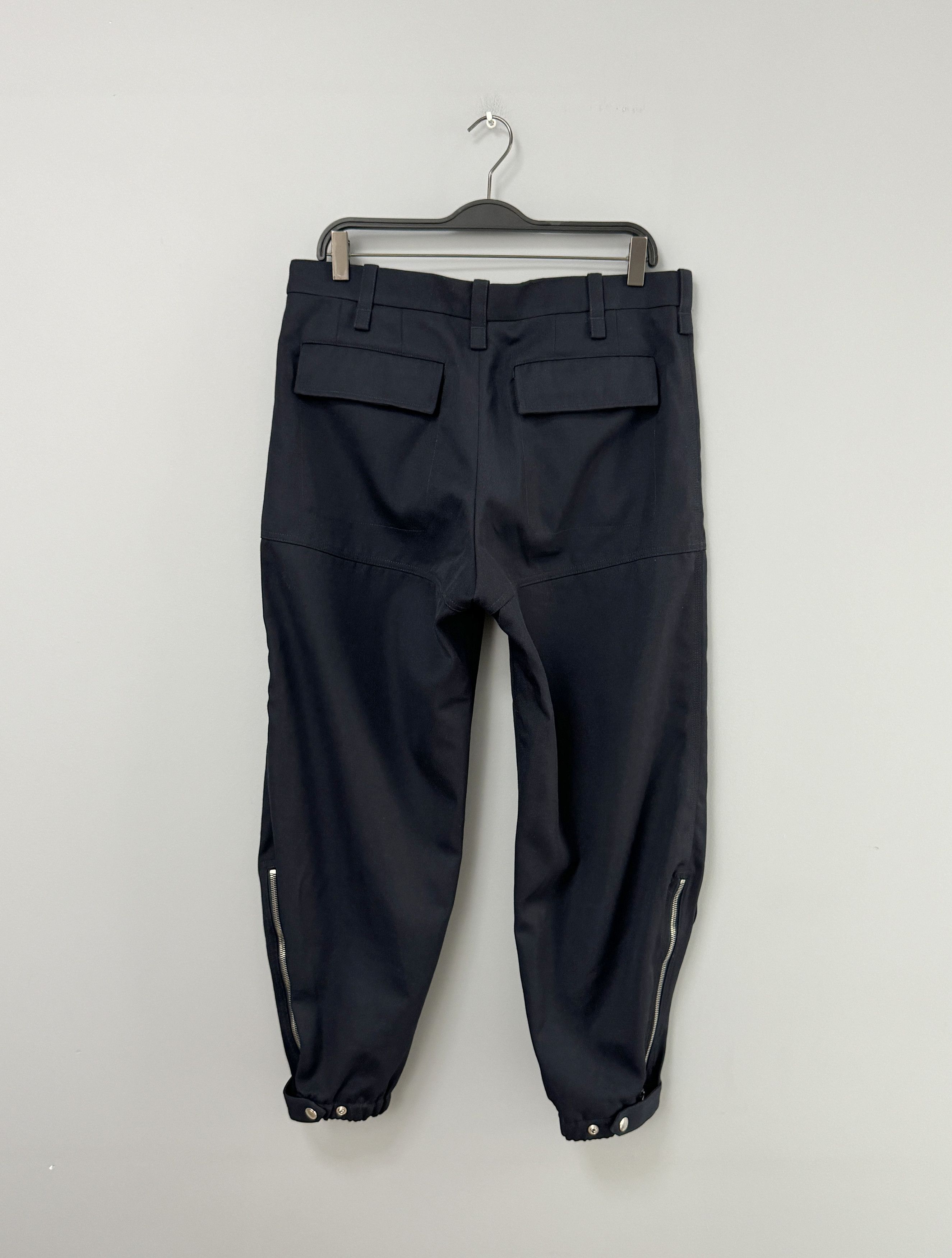 Chloe Chloe High Waisted Cargo Trousers Pants Iconic Navy Size 42 Size 28" / US 6 / IT 42 - 6 Thumbnail