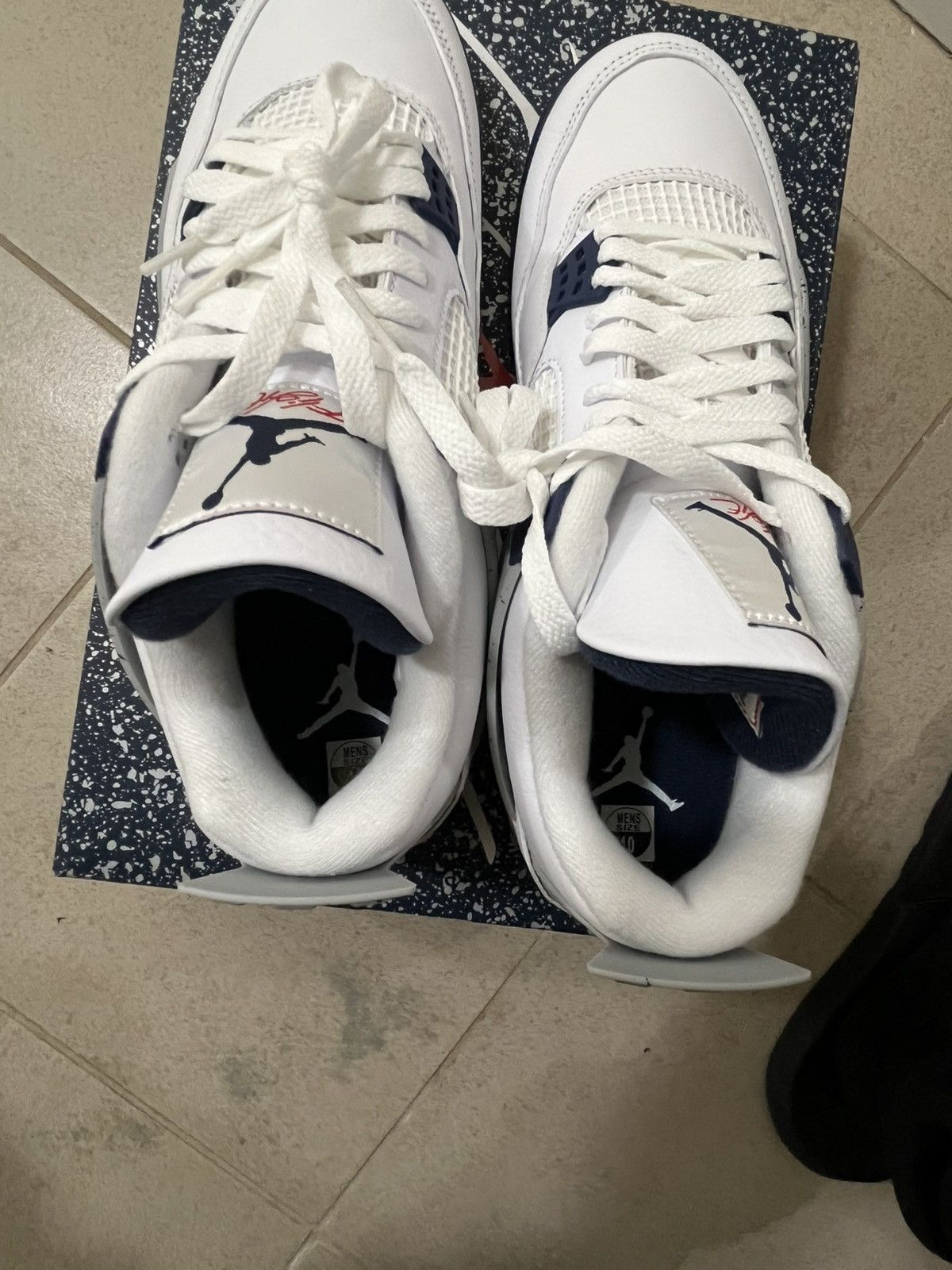 Jordan Brand Jordan 4 Retro Midnight Navy Size US 10 / EU 43 - 11 Thumbnail