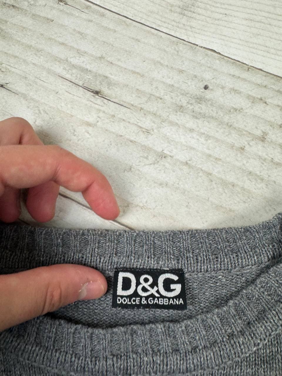 Dolce & Gabbana Vintage Dolce Gabbana Big Logo Knit Sweater Striped Size US M / EU 48-50 / 2 - 14 Thumbnail