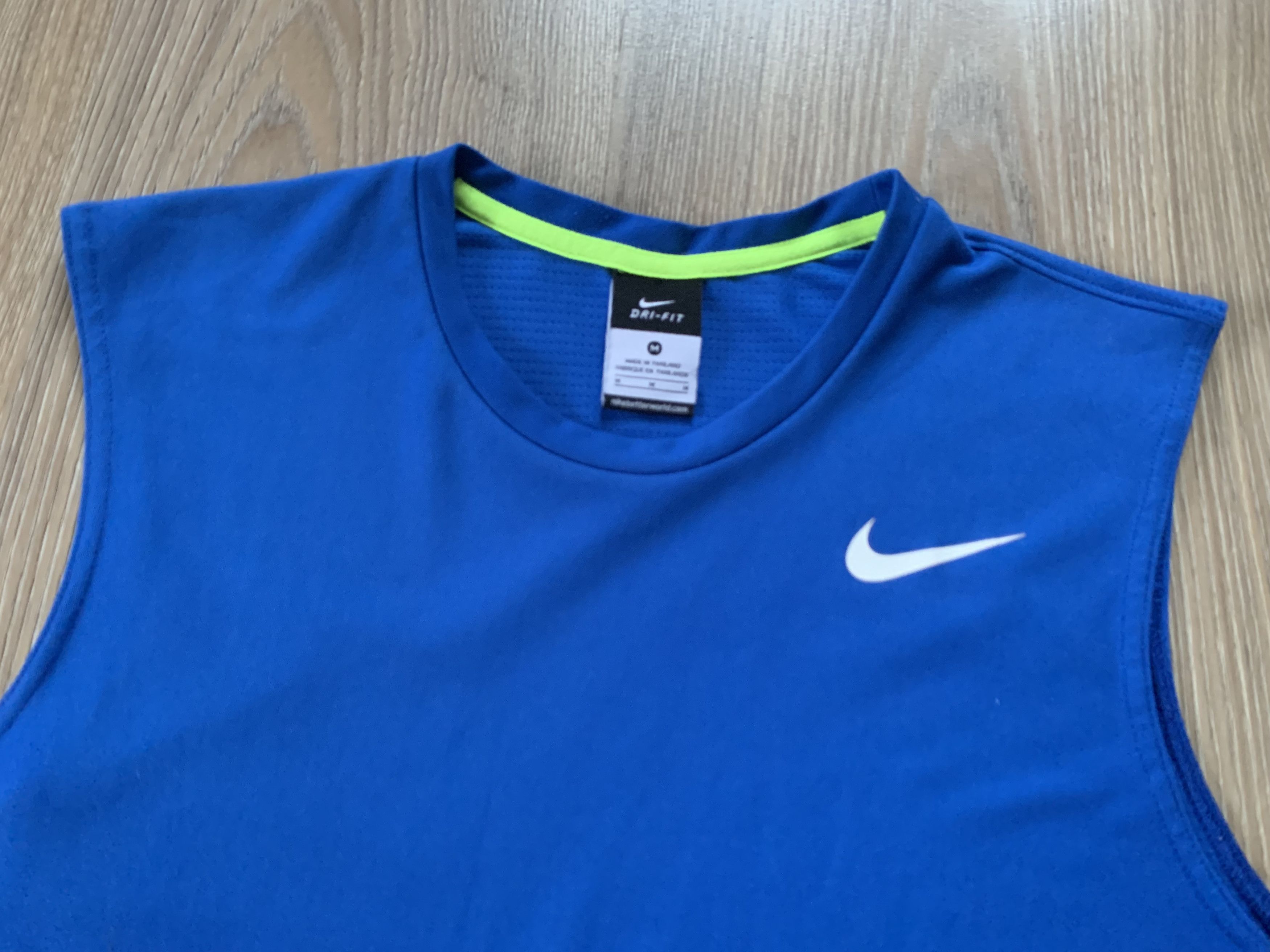 Nike Nike Training Blue Tank Top Sleeveless T Shirt Size US M / EU 48-50 / 2 - 4 Thumbnail