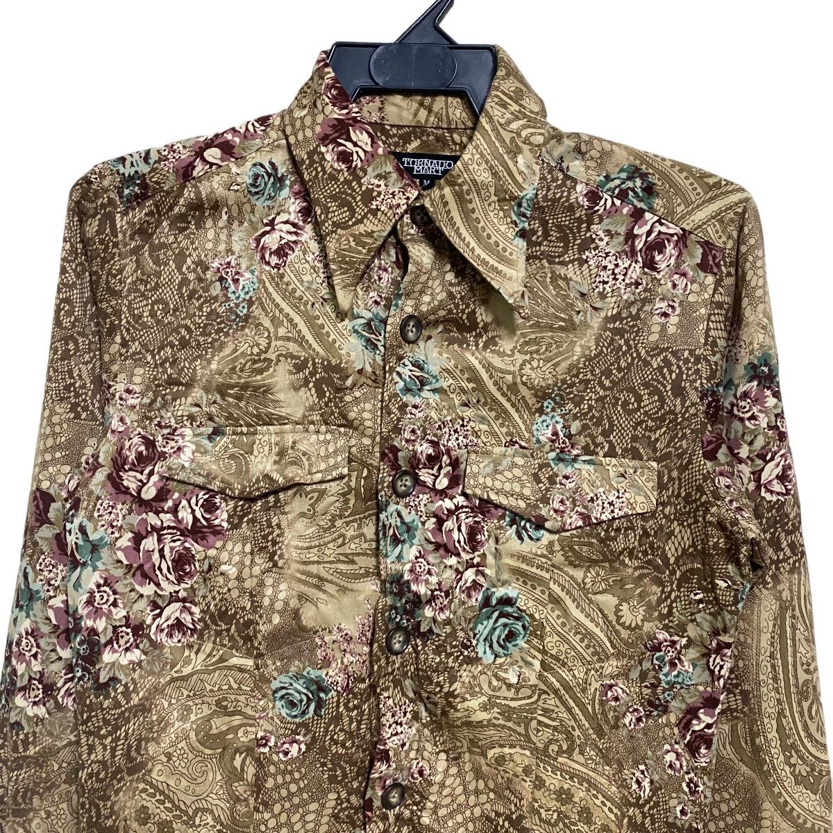 Tornado Mart Tornado Mart Japan Paisley Shirt Button Up Retro Collar Size US S / EU 44-46 / 1 - 4 Thumbnail