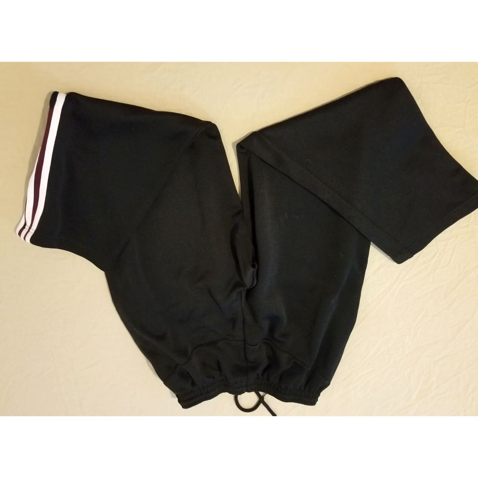 Adidas Mens adidas Pants M Medium Black Athletic Gym Workout Jogger Size US 31 - 2 Thumbnail