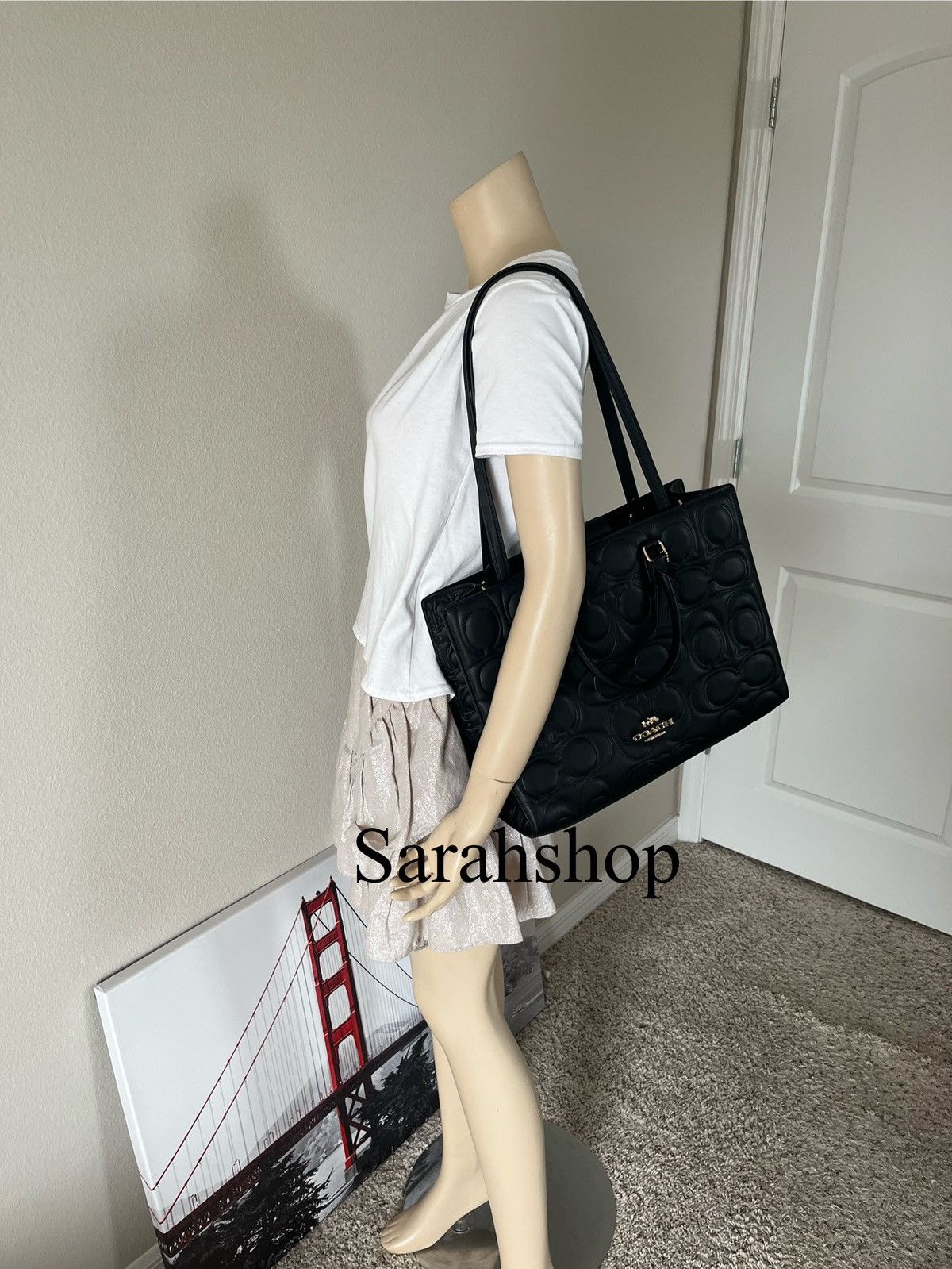 Coach Coach Maggie Tote In Signature Leather Size ONE SIZE - 10 Thumbnail