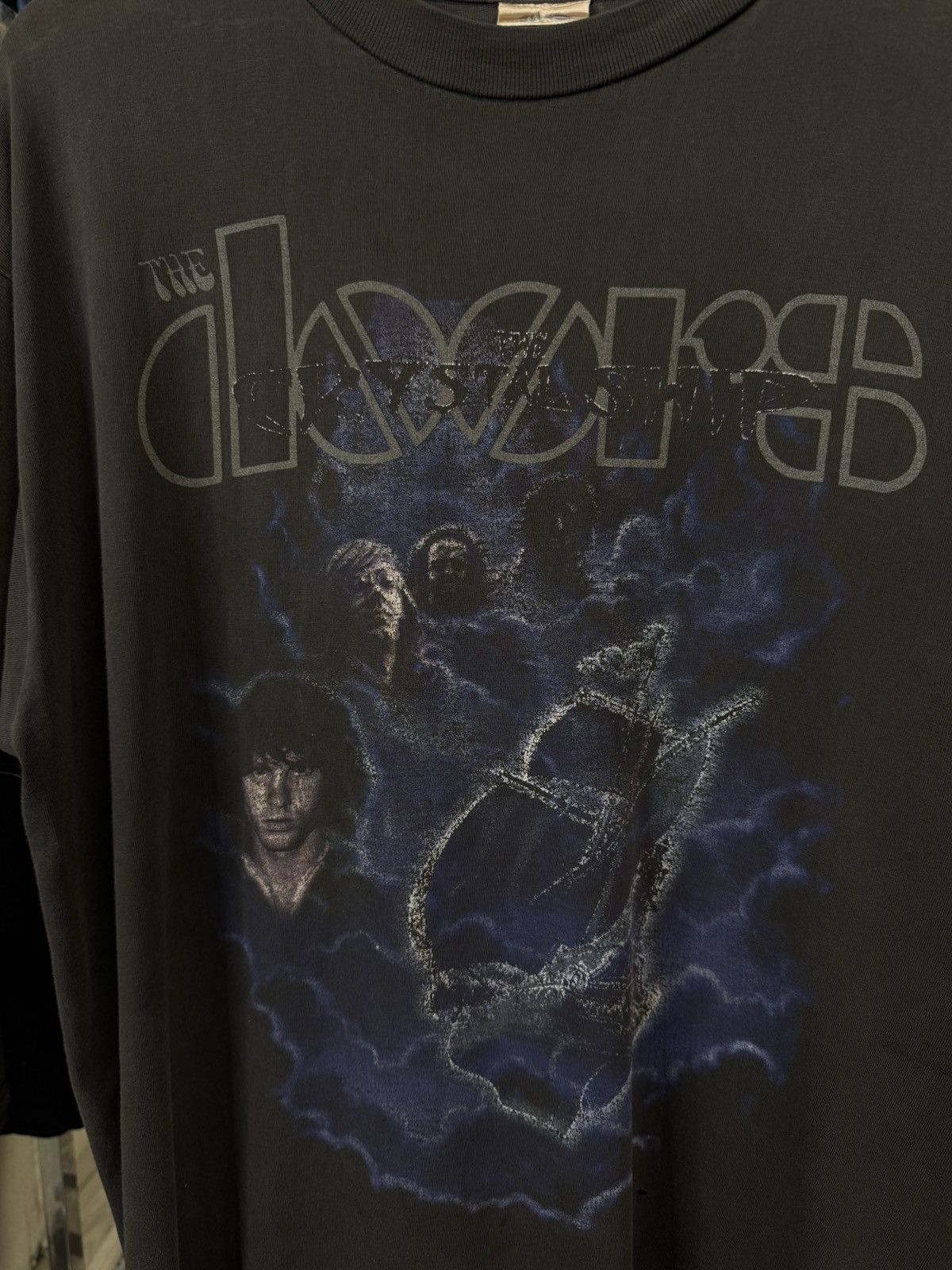 Vintage Vintage 90’s The Doors Band T-Shirt Vtg Jim Morrison Size US L / EU 52-54 / 3 - 3 Thumbnail
