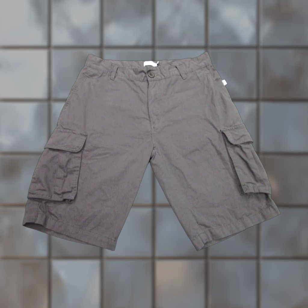 Onia VINTAGE Onia Cargo Shorts Mens 32 Gray Twill Cargo Short Military Preppy Army Outdoor Workwear Casual Size US 32 / EU 48 - 1 Thumbnail