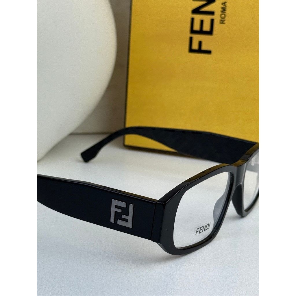 Fendi NEW Fendi FE50115I Black Eyeglasses Frames Size ONE SIZE - 5 Thumbnail