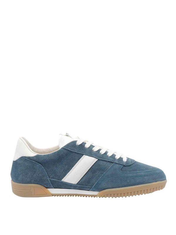 Tom Ford o1loc1c0126 J1539 Size: 11.5 TF / Low-Top Sneakers in Blue Size US 11.5 / EU 44-45 - 1 Thumbnail