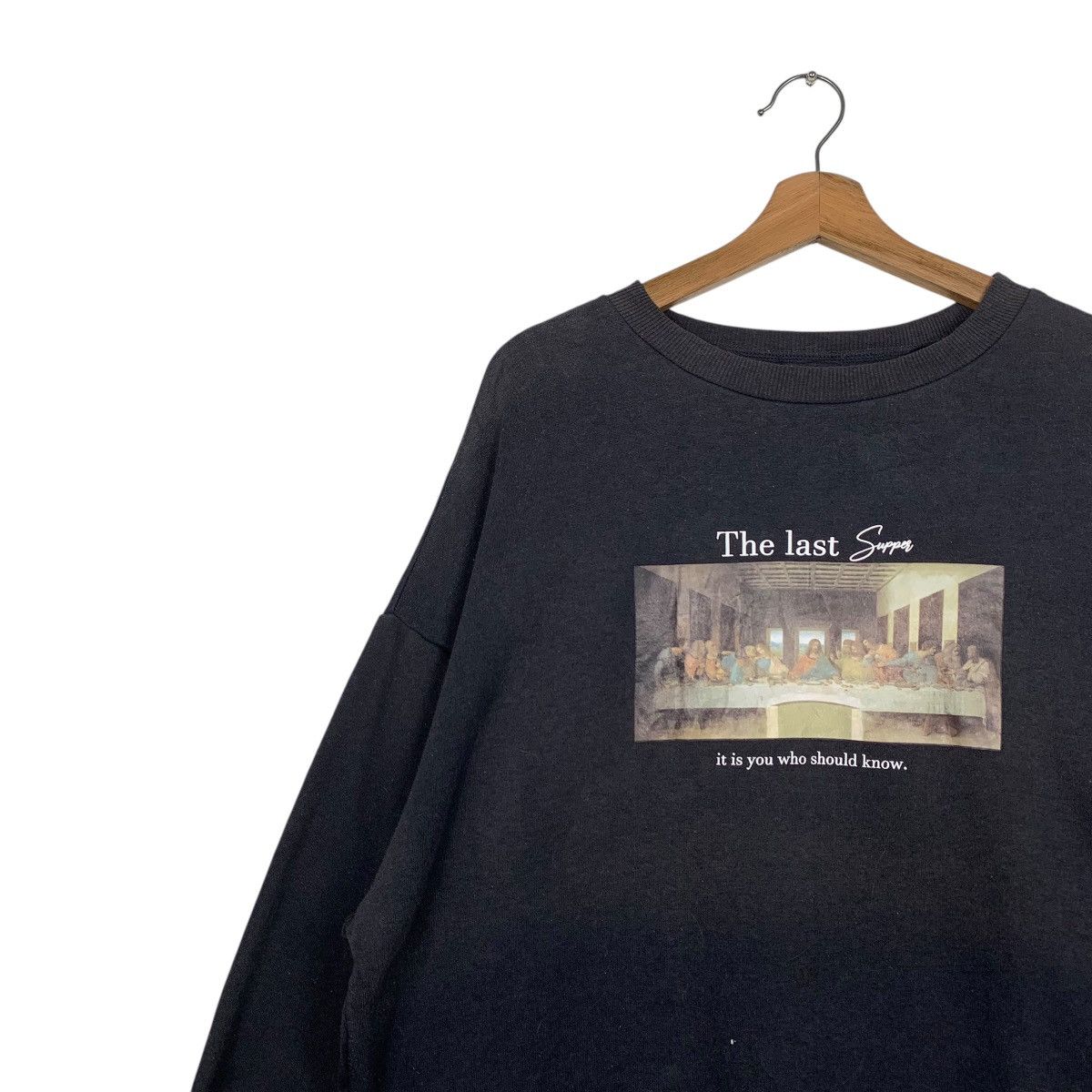 Japanese Brand Jesus The Last Supper Sweatshirt Size L / US 10 / IT 46 - 6 Thumbnail