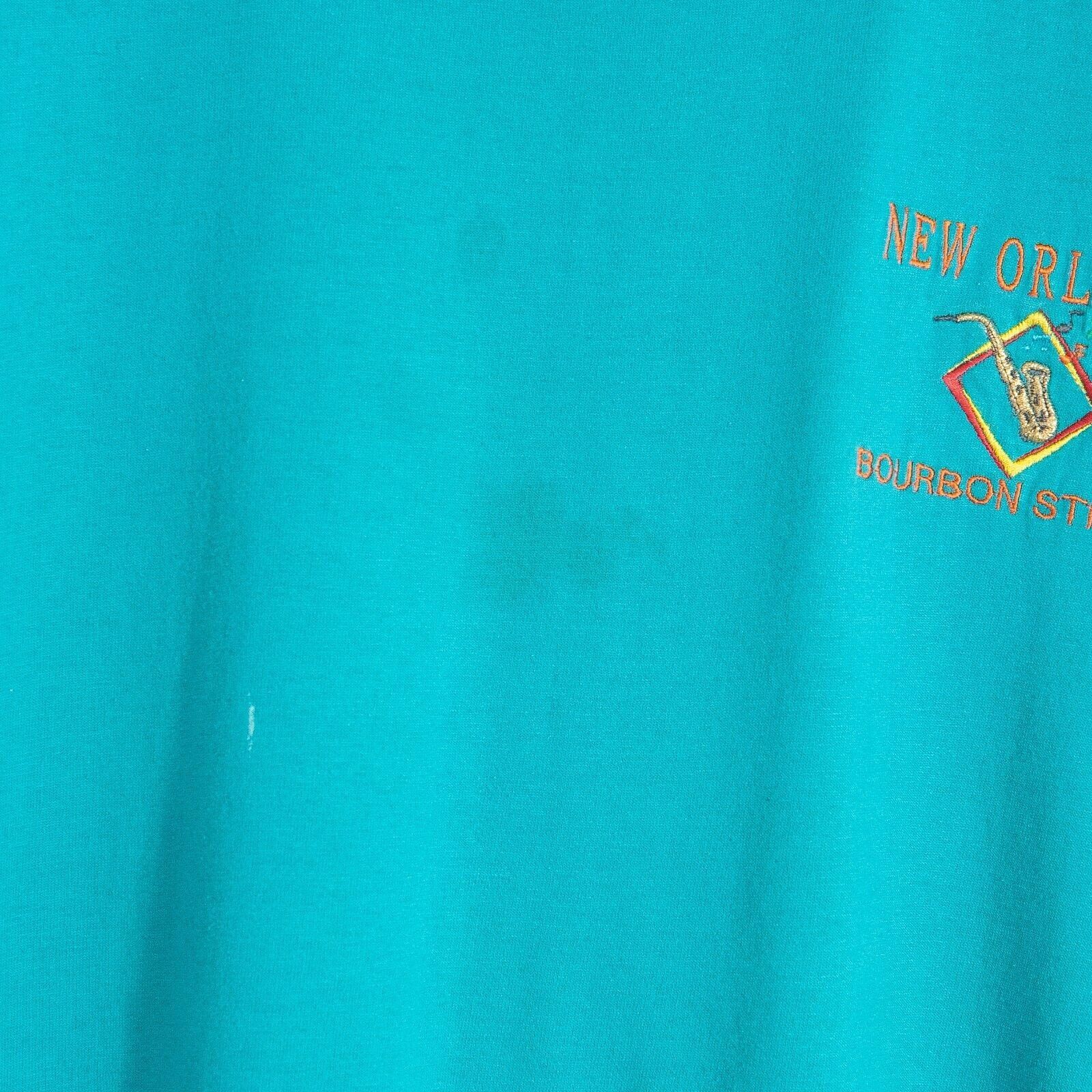 Vintage Vintage 90s New Orleans T Shirt XL Bourbon Street Distressed Size US XL / EU 56 / 4 - 4 Thumbnail