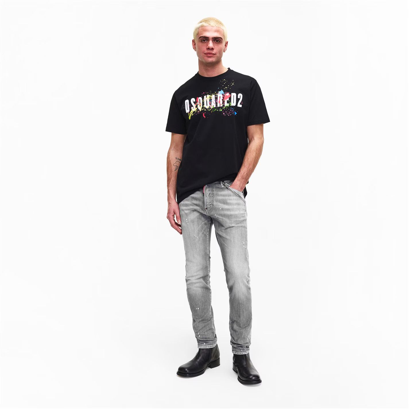 Dsquared2 o1g2r1mq0426 Cool Guy Slim Jeans in Dist Grey Size US 40 / EU 56 - 6 Thumbnail