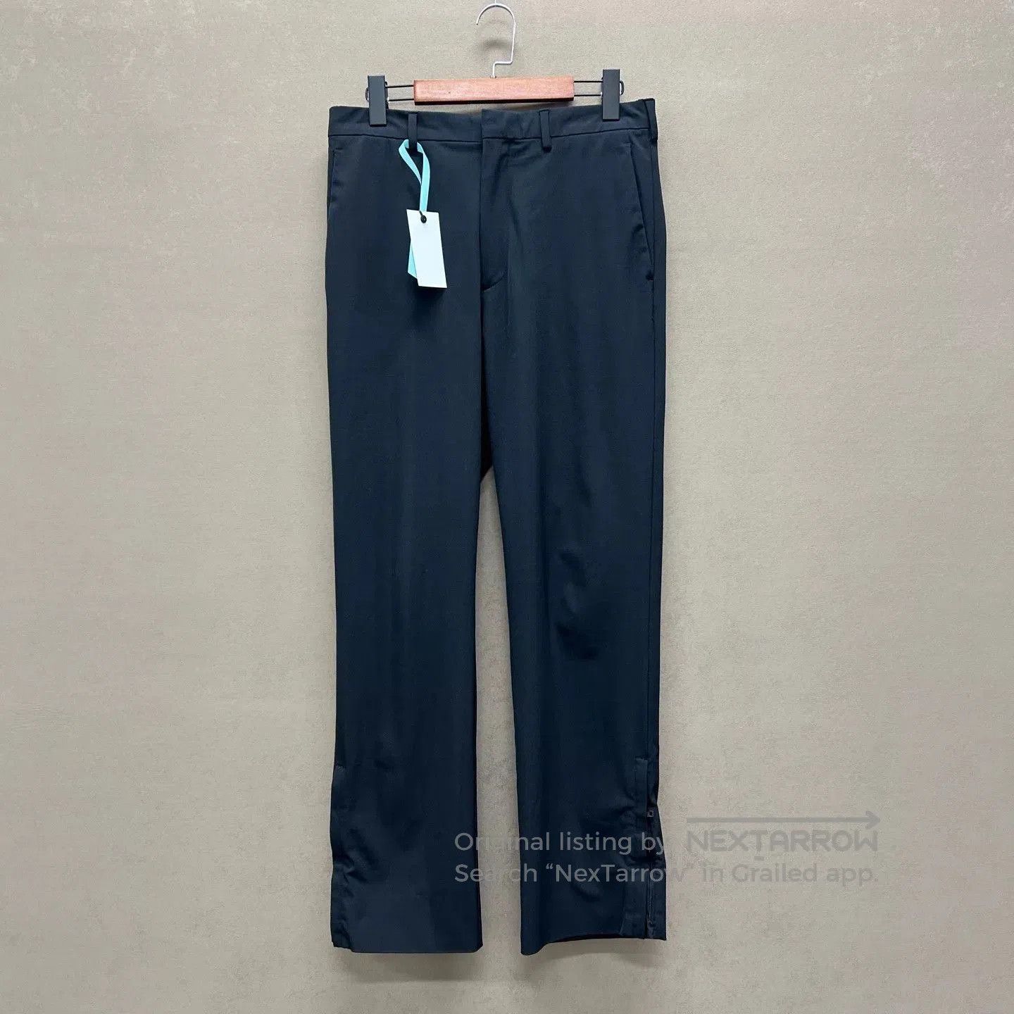 Prada Black Straight-Leg Casual Pants Size 30. Size US 30 / EU 46 - 1 Thumbnail