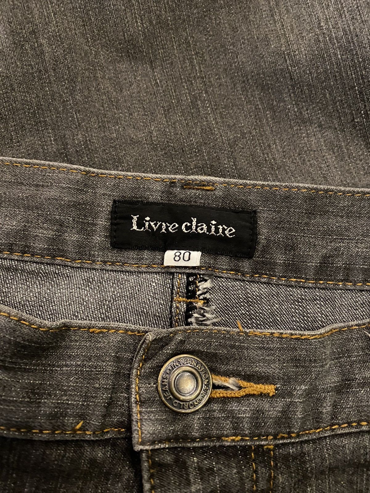 Hysteric Glamour × If Six Was Nine × Le Grande Bleu (L.G.B.) Y2k Livre Claire ifsixwasnine goa style jeans Size US 33 - 5 Thumbnail