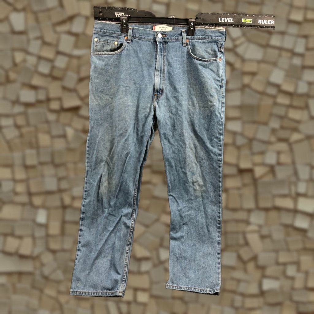 Levi's Levi's 550 Jeans Regular 42x32 Men Relaxed Straight Denim Blue 5-Pocket Comfort Size US 42 / EU 58 - 1 Thumbnail