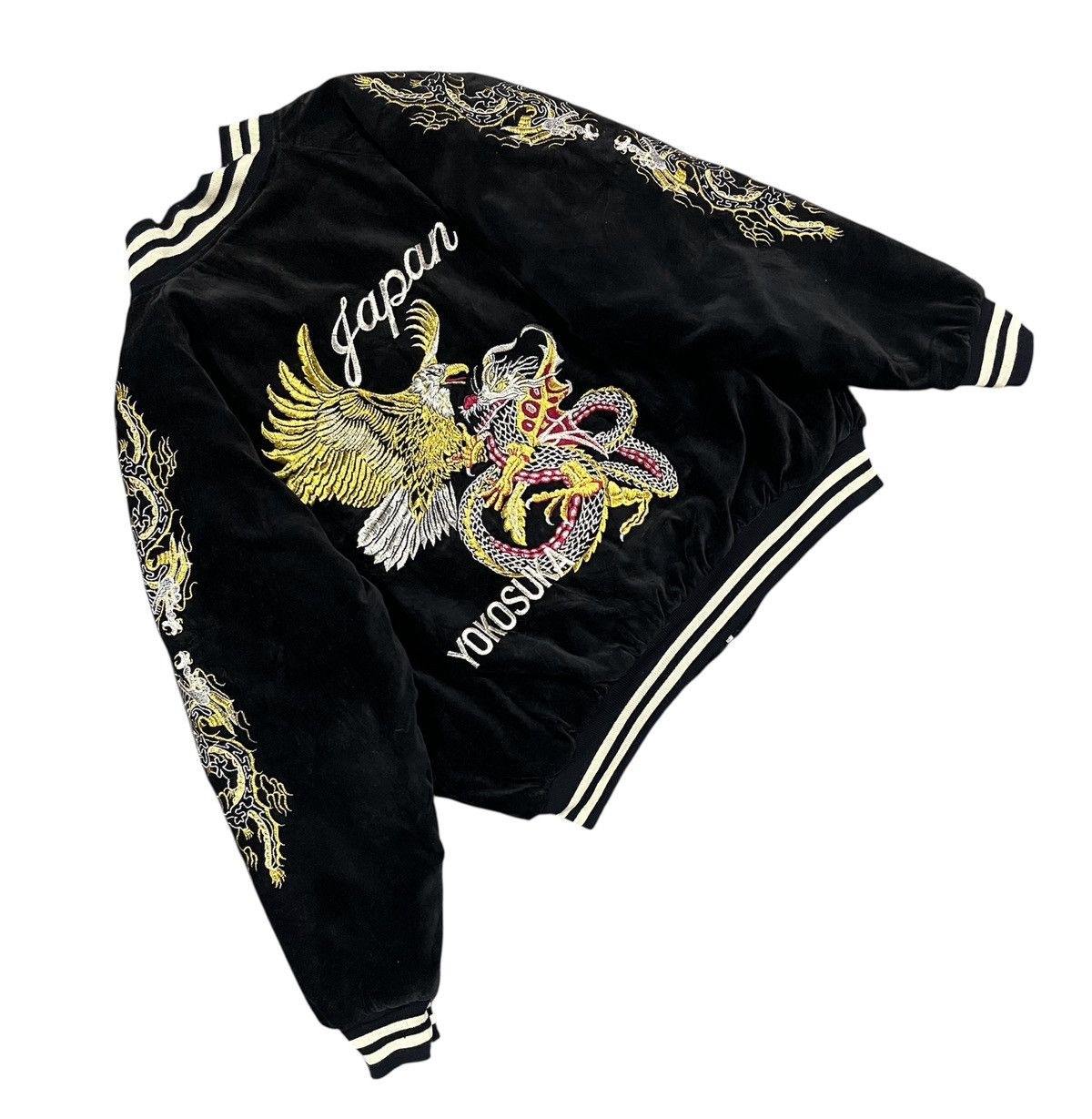 Japanese Brand Bomber jacket sukajan japan yokosuka souvenir velvet Size US L / EU 52-54 / 3 - 11 Thumbnail