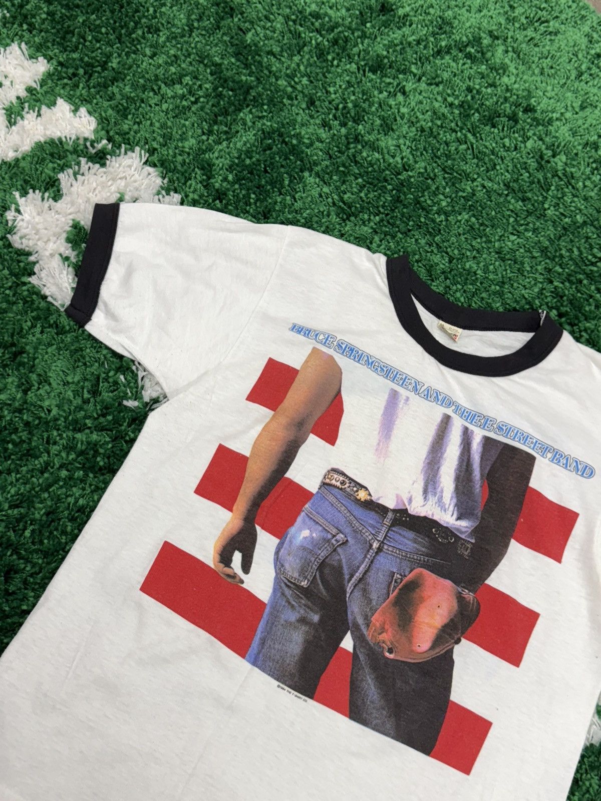 Vintage GRAIL 1984 Bruce Springsteen Born In The USA Ringer Large Size US L / EU 52-54 / 3 - 3 Thumbnail