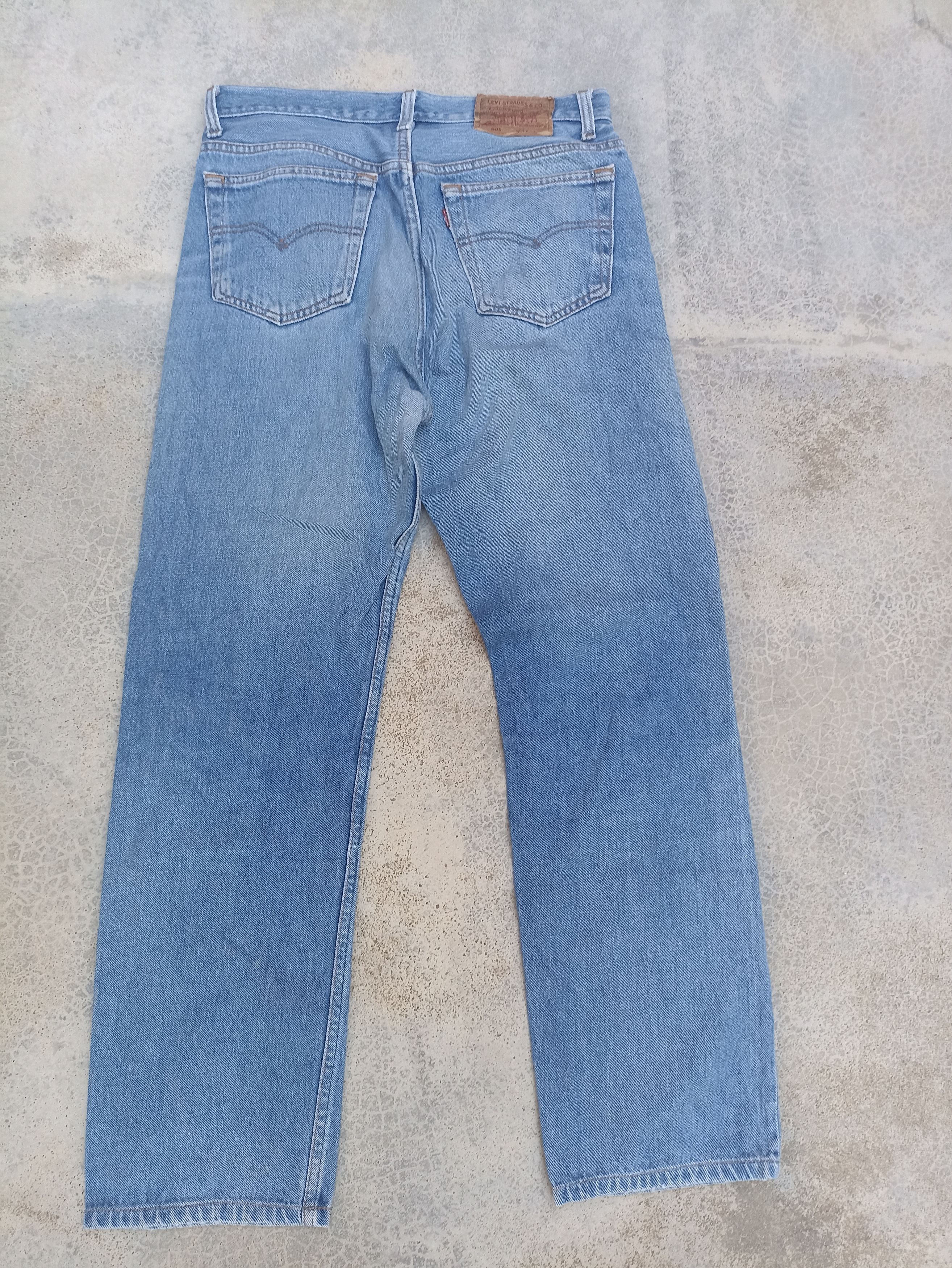 Levi's 🔥 Vtg 90s Vintage Levis 501 jeans Usa faded distressed Size US 30 / EU 46 - 6 Thumbnail