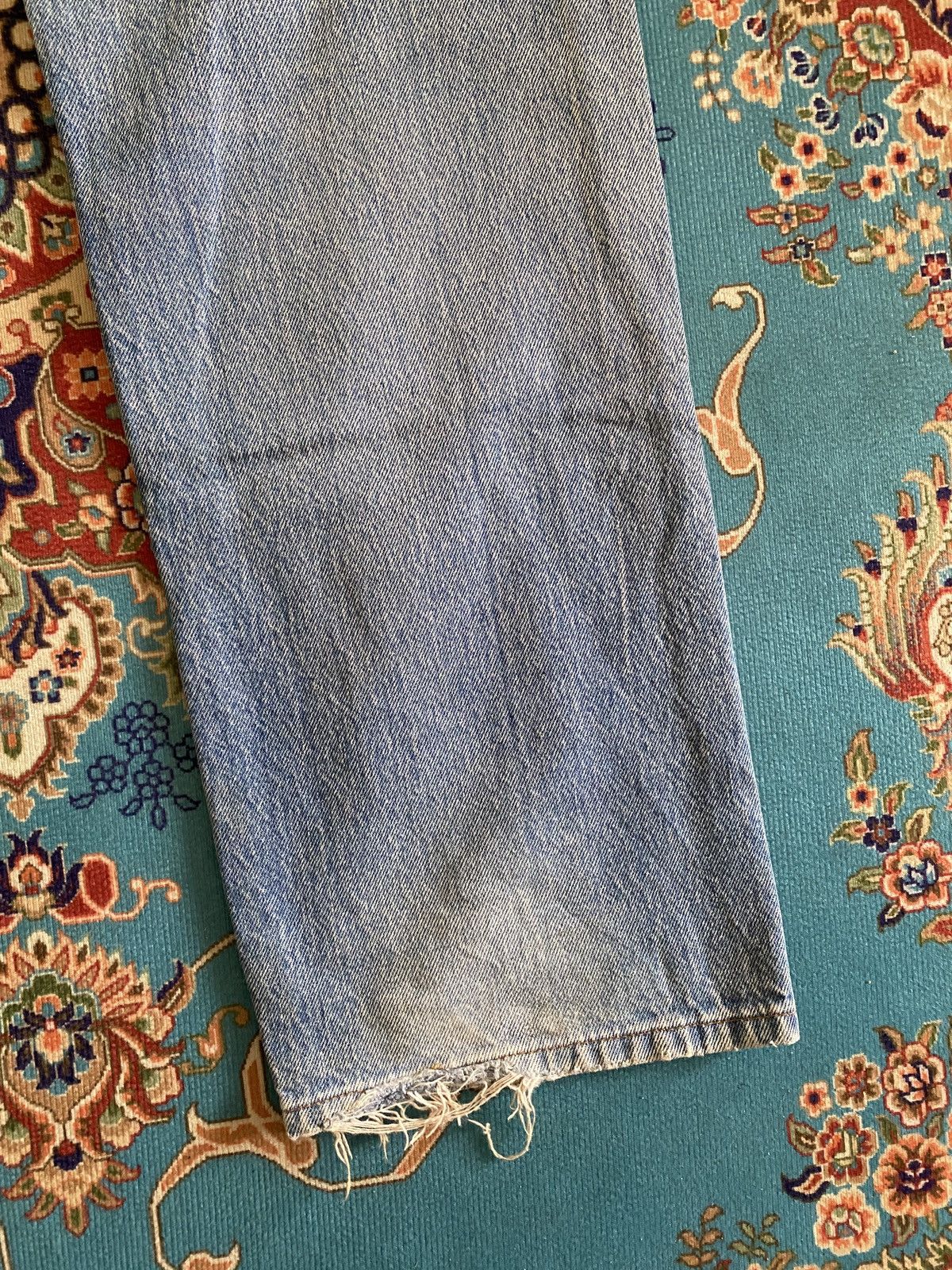 Levi's Vintage 90s Levi’s 501 Distressed Denim Size US 32 / EU 48 - 11 Thumbnail