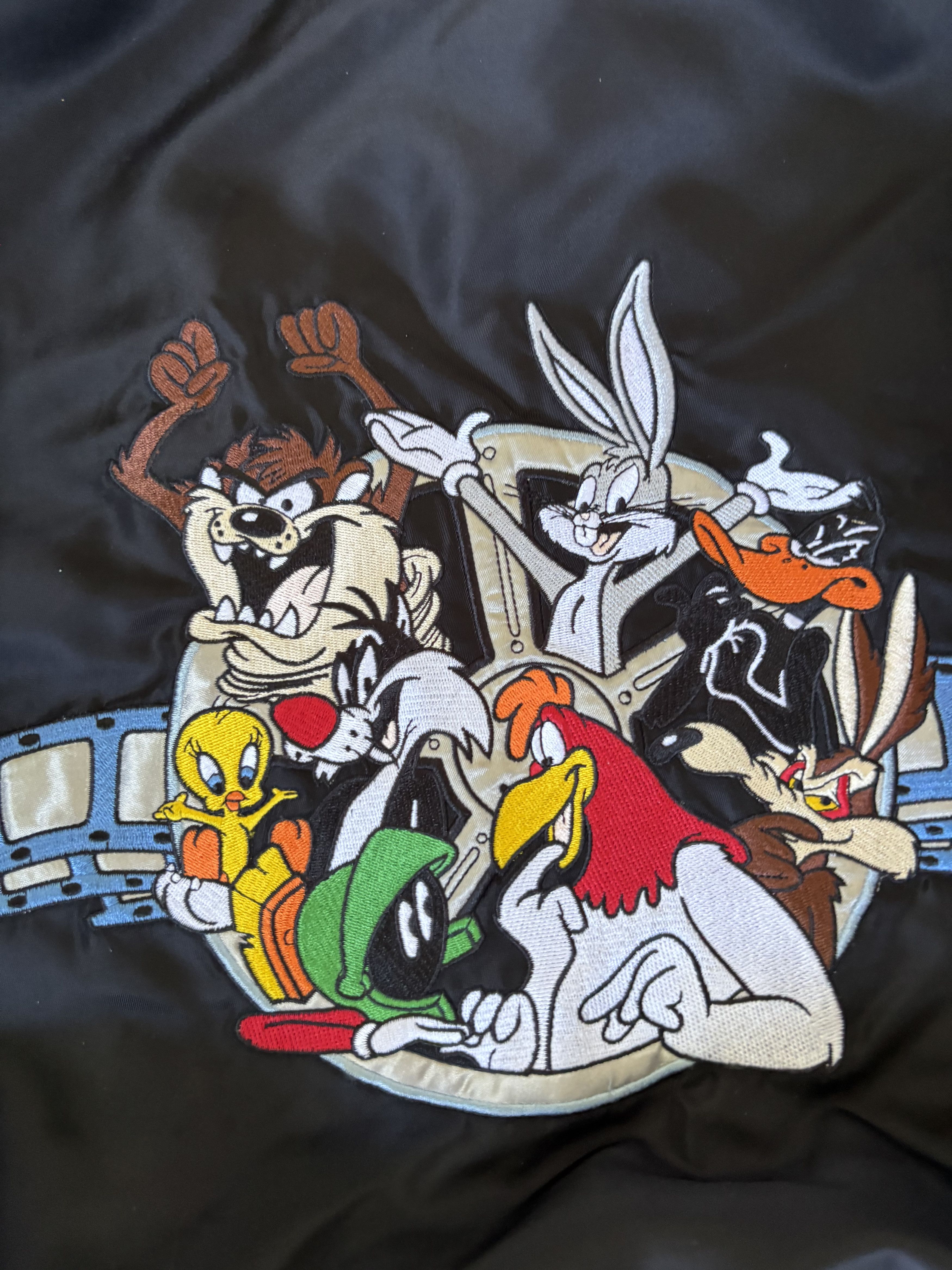 Junya Watanabe VTG RAF SIMONS TYPE! LOONEY TUNES BOMBER JACKET Size US M / EU 48-50 / 2 - 6 Thumbnail