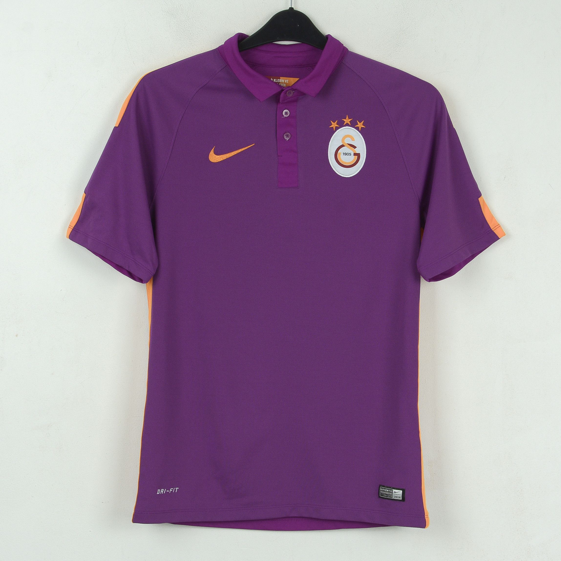 Nike Galatasaray S Football Polo 3rd Kit Jersey 2014 2015 Shirt Size US S / EU 44-46 / 1 - 1 Thumbnail