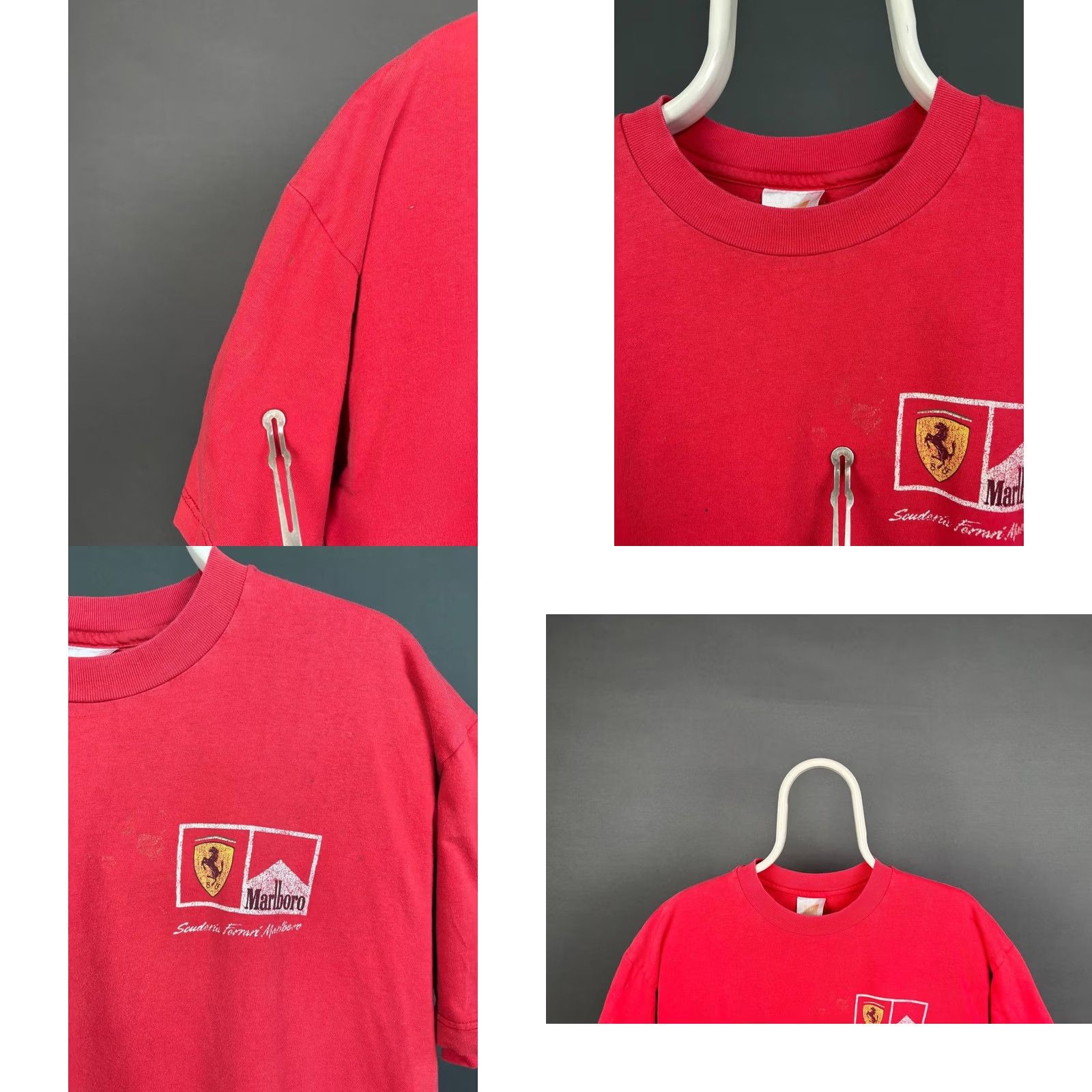 Ferrari Ferrari Marlboro Racing T-Shirt Red Crew Neck Short Sleeve Pullover Men Size US M / EU 48-50 / 2 - 8 Thumbnail