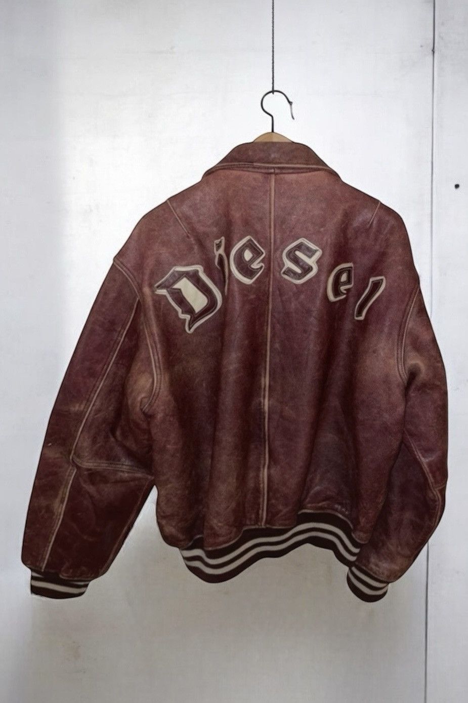 Diesel Diesel Vintage 90’s Leather bomber Jacket made in italy Size US M / EU 48-50 / 2 - 1 Thumbnail