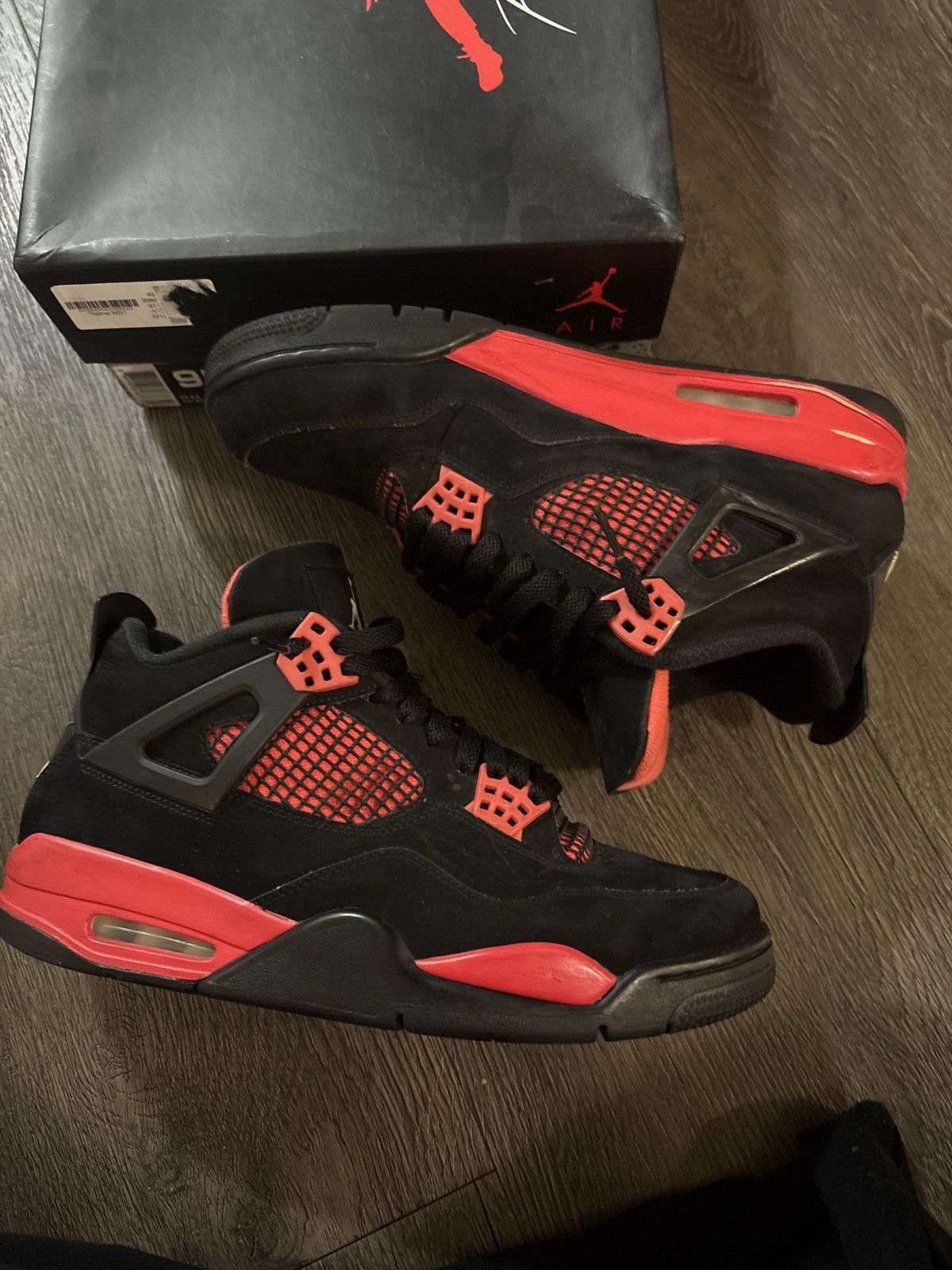 Jordan Brand AIR JORDAN 4 RED THUNDER Size US 10 / EU 43 - 7 Thumbnail