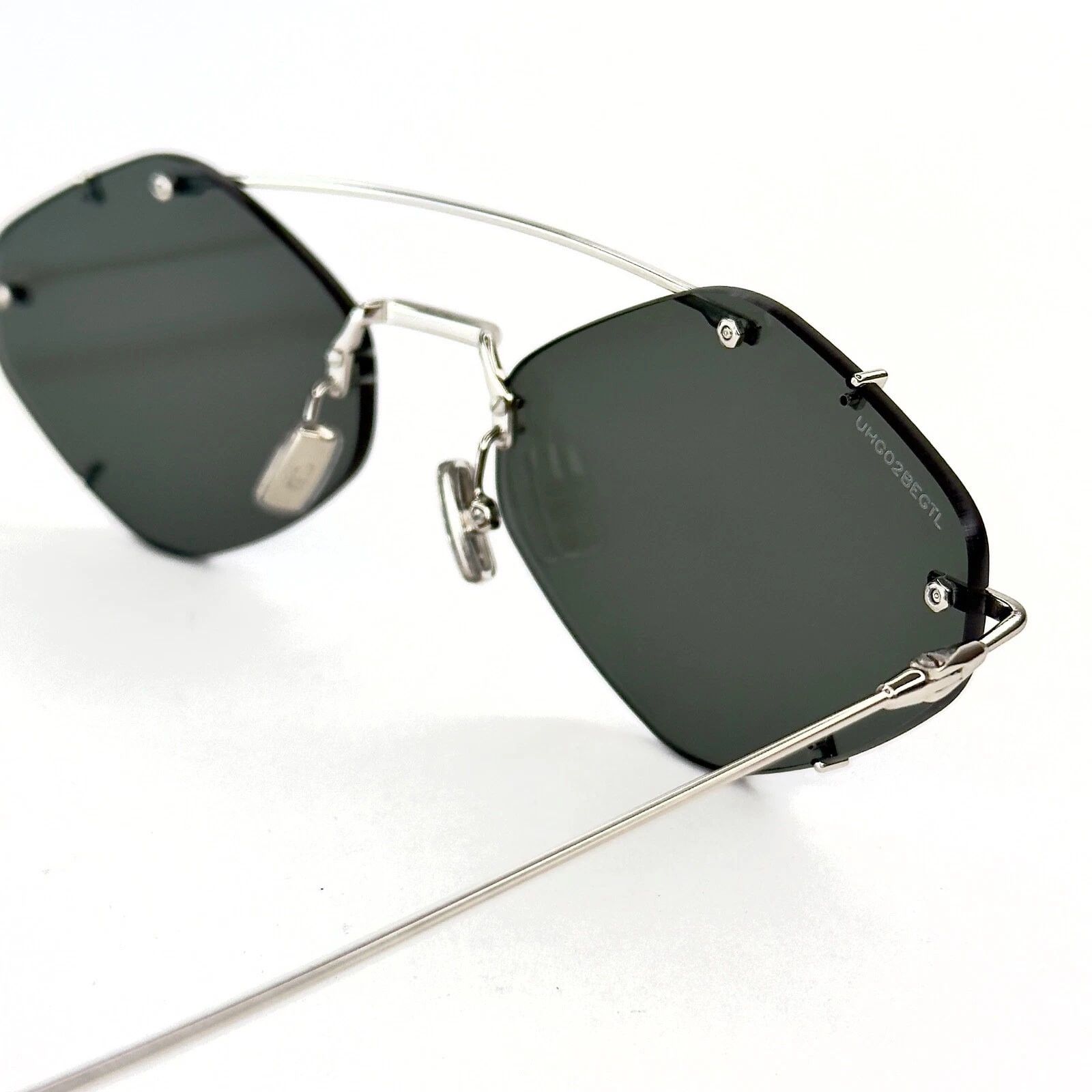 Christian Dior Monsieur CHRISTIAN DIOR INCLUSION Silver Mirrored Fashion Sunglasses Size ONE SIZE - 4 Thumbnail