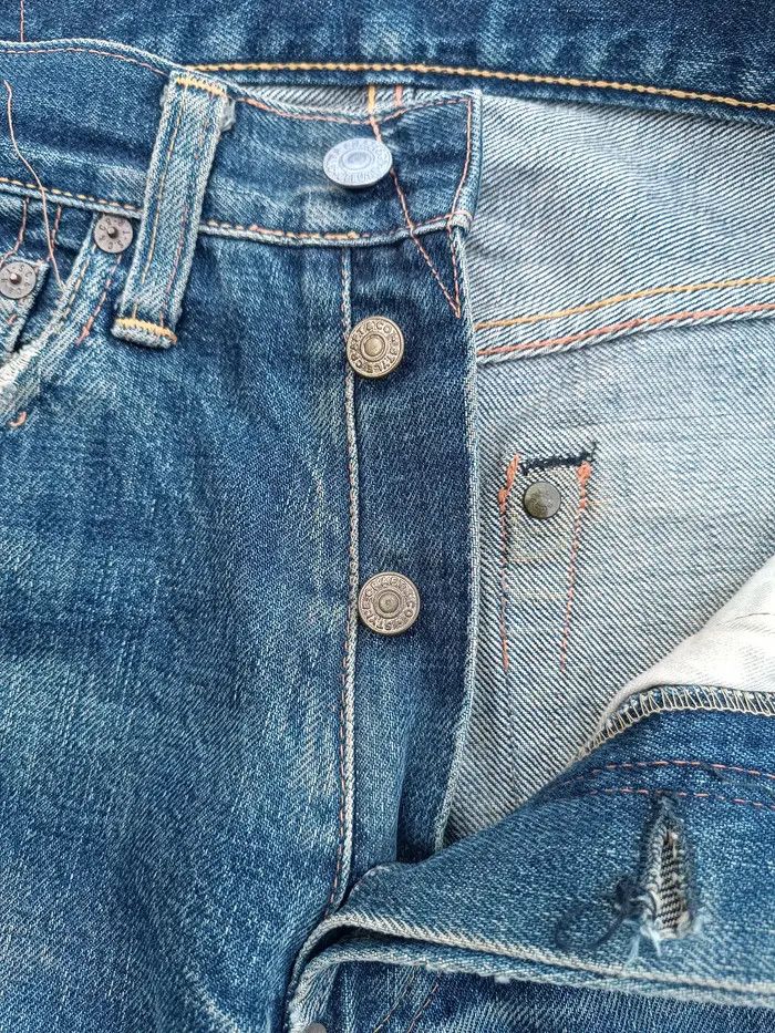Japanese Brand Cotton evisu Size US 27 - 3 Thumbnail