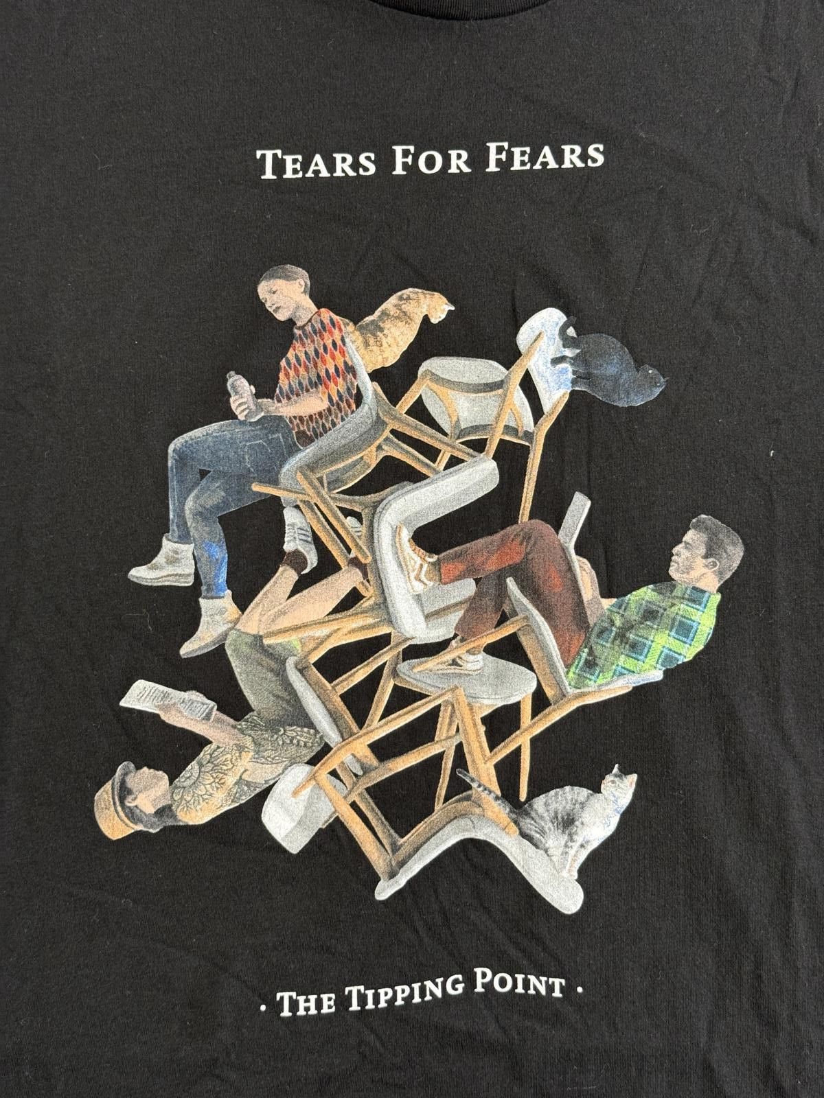 Designer Tears For Fears T-shirt The Tipping Point Album Tee XXL Size US XXL / EU 58 / 5 - 3 Thumbnail