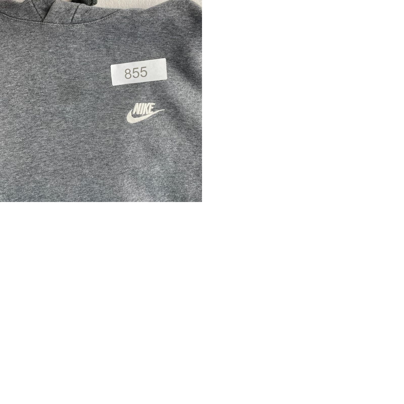 Nike Nike Hoodie Mens XL Gray Pullover Long Sleeve Embroidered Logo Fleece Size US XL / EU 56 / 4 - 9 Thumbnail