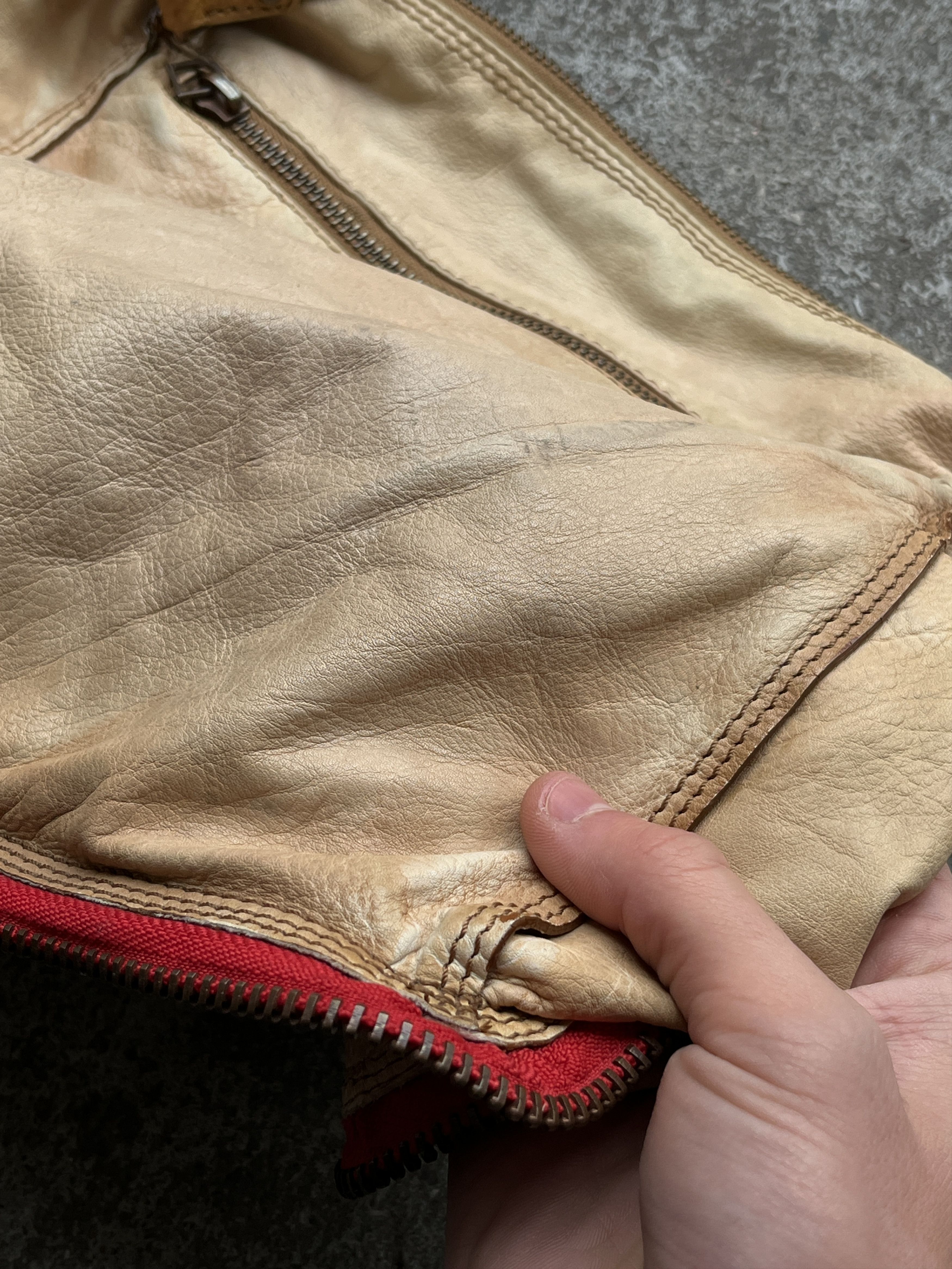 Other Diesel vintage leather grunge bag A5 Size ONE SIZE - 4 Thumbnail