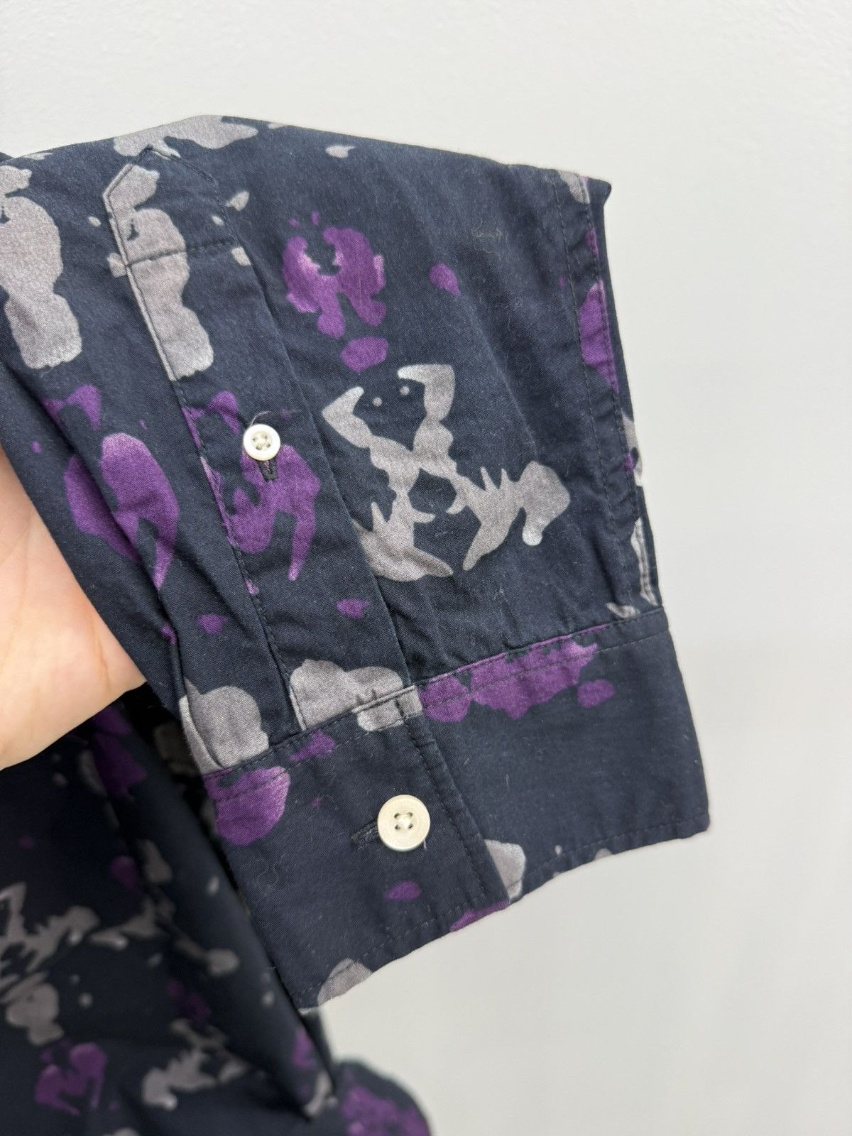 Wood Wood Wood Wood Rorschach Printed Cotton Button Up Shirt Size US XL / EU 56 / 4 - 5 Thumbnail