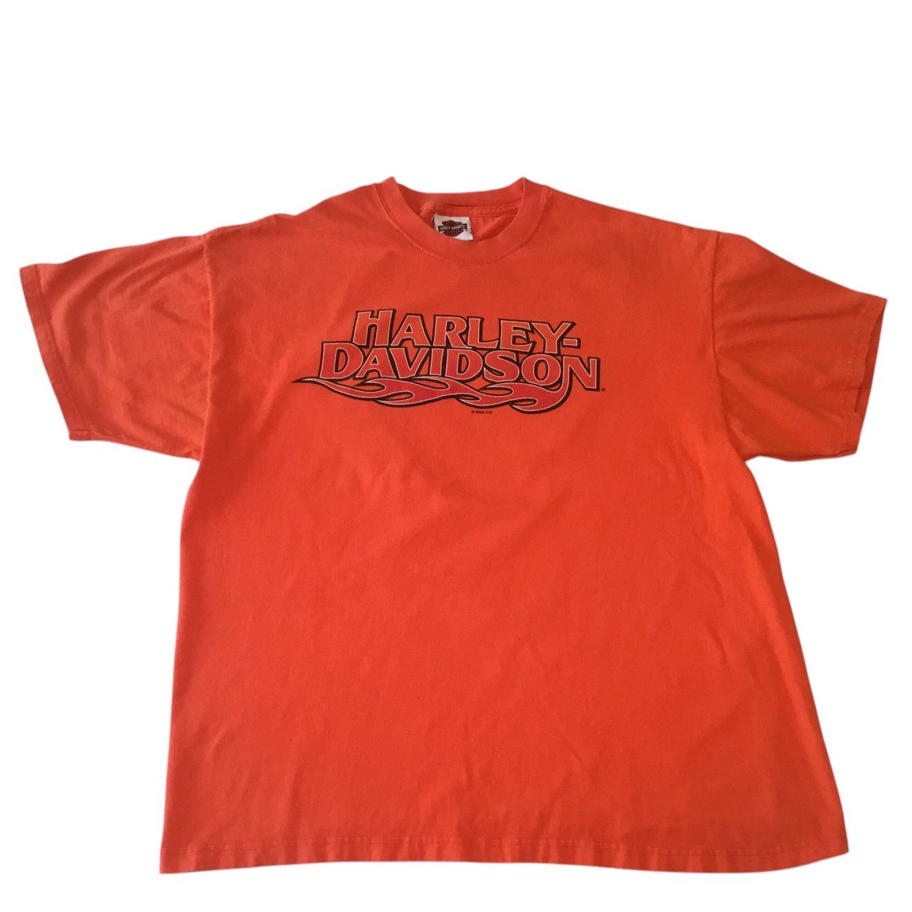 Harley Davidson Harley Davidson XL Orange Western Reserve Ohio X-Large Size US XL / EU 56 / 4 - 1 Thumbnail