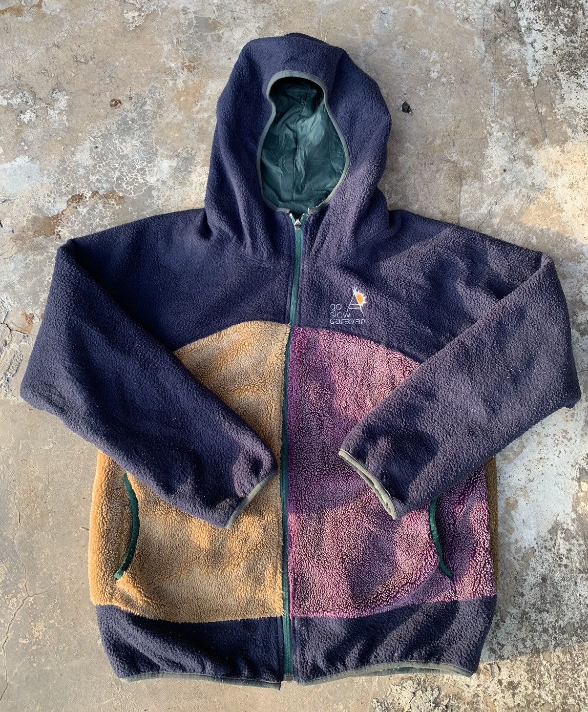 go slow caravan Go slow caravan fleece hooded jacket Size US L / EU 52-54 / 3 - 3 Thumbnail
